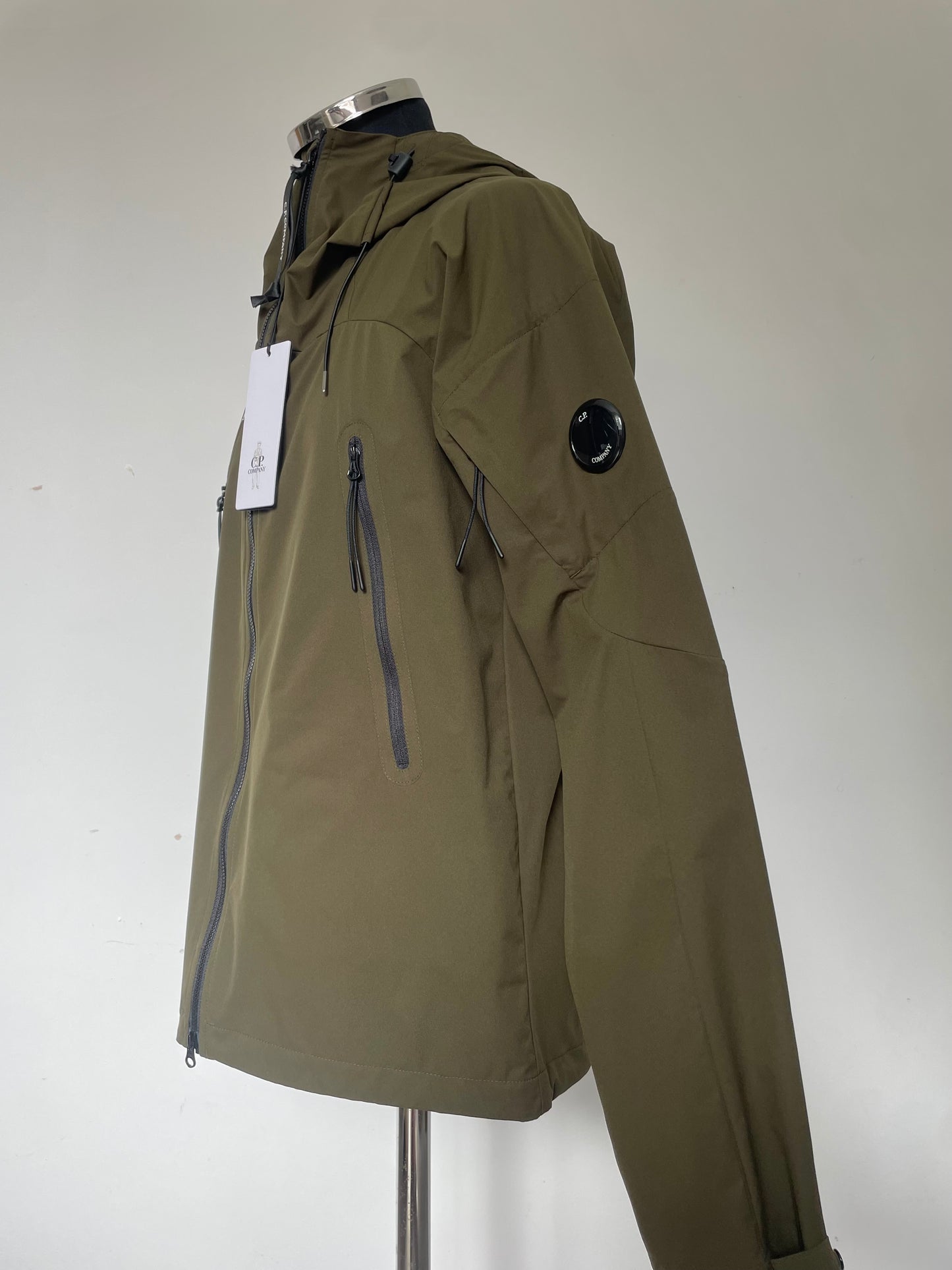 Khaki C.P. Company Pro Tek Goggle Jacket