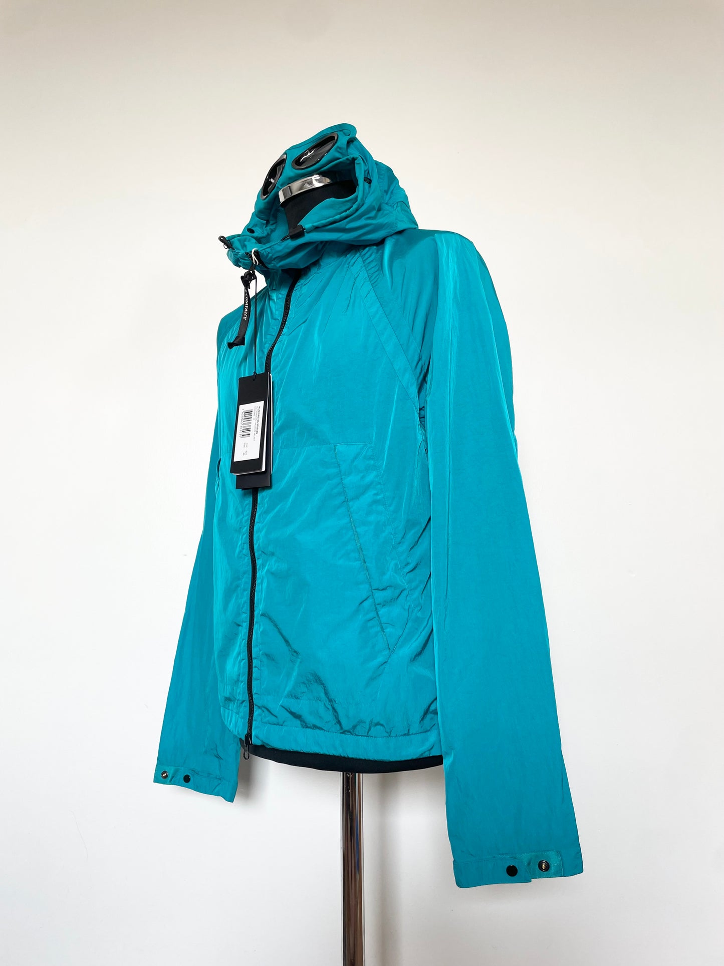 Blue C.P. Company Chrome Goggle Jacket