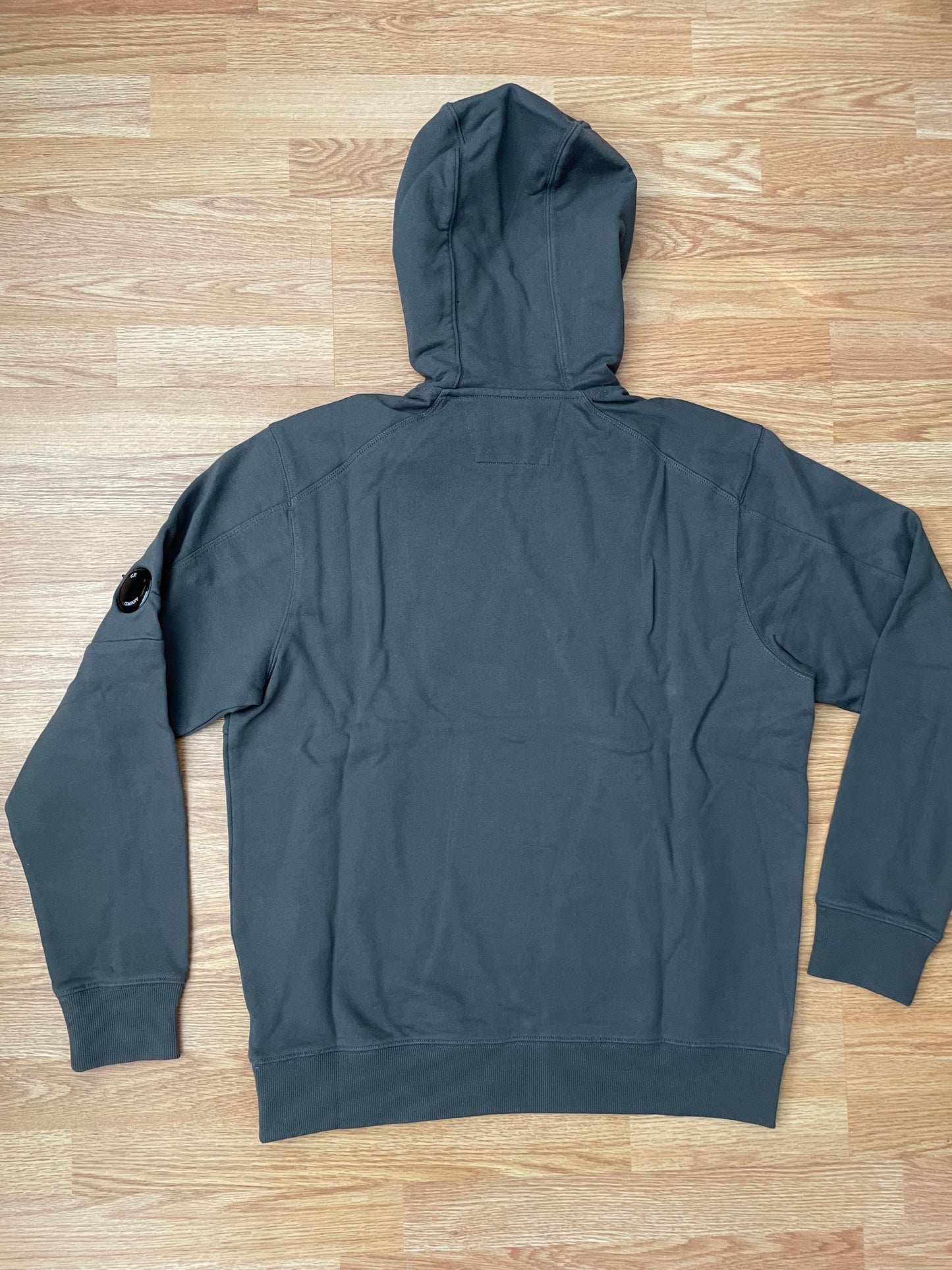 Grey C.P. Company Goggle Hoodie