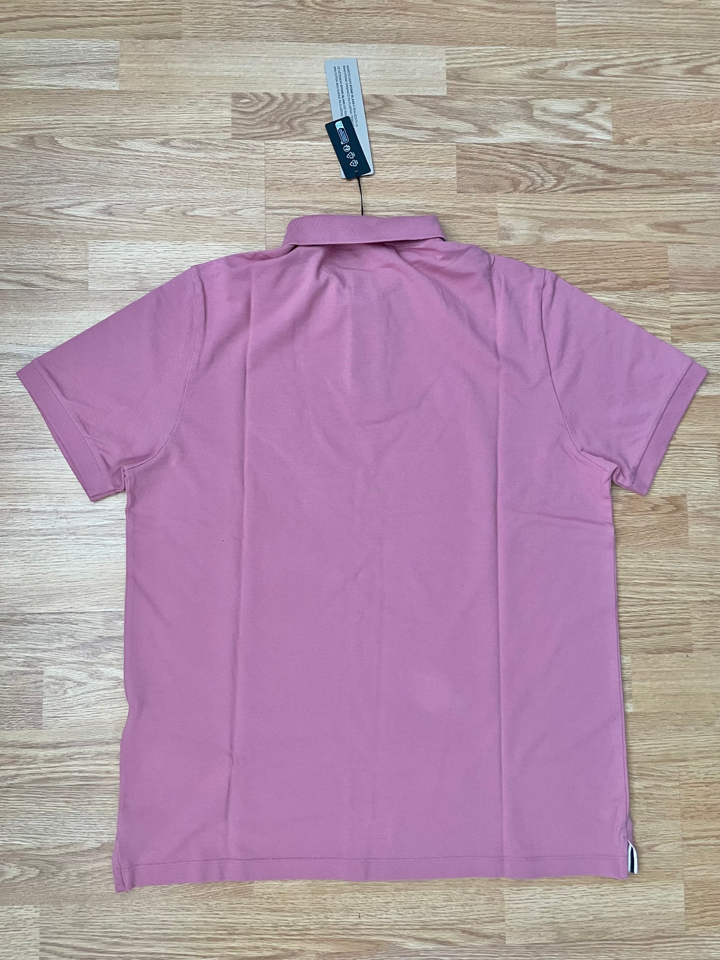 Pink Stone Island Polo Shirt