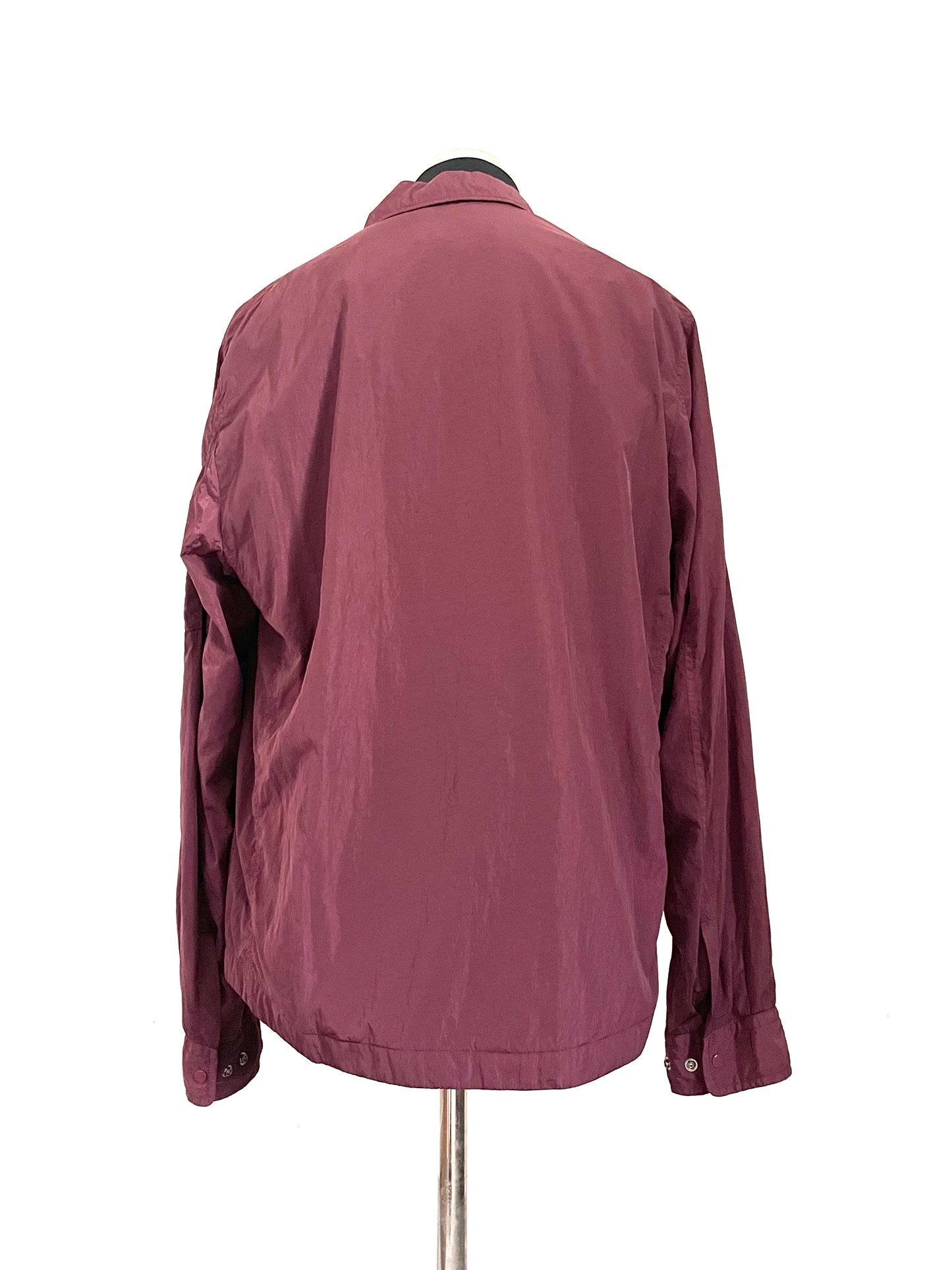 Burgundy C.P. Company Chrome Goggle Overshirt
