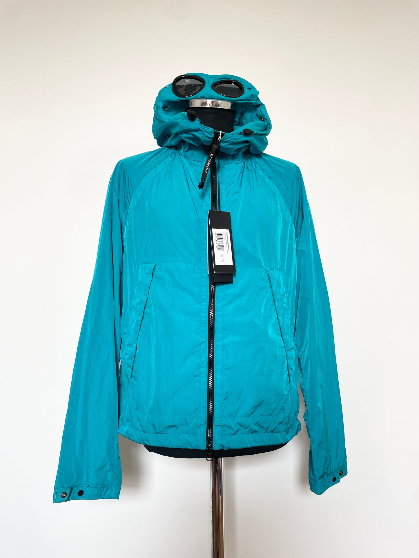 Blue C.P. Company Chrome Goggle Jacket
