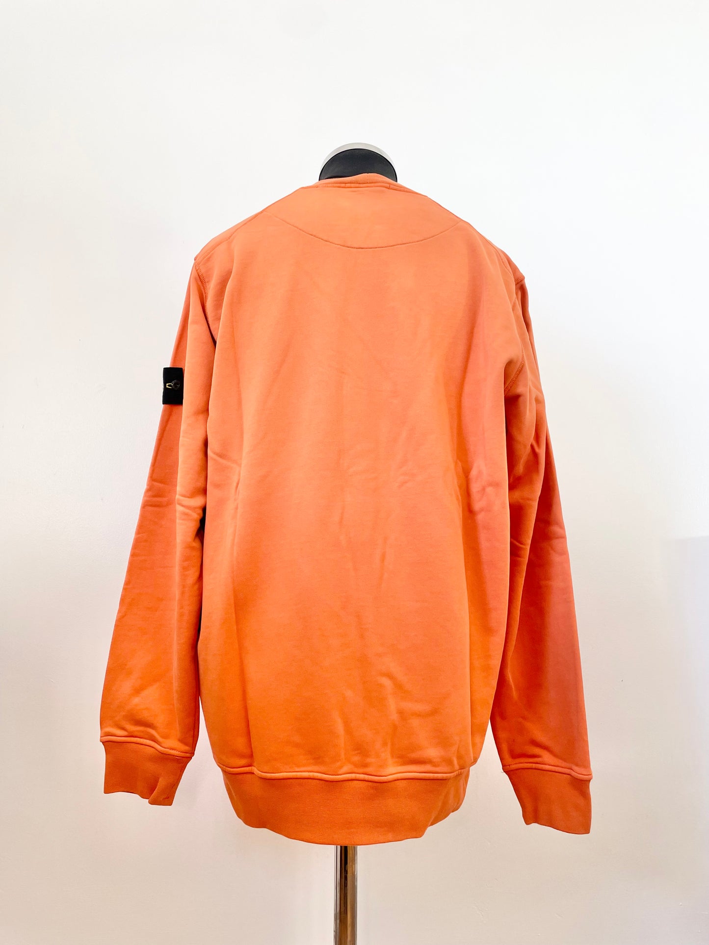 Orange Stone Island Sweatshirt