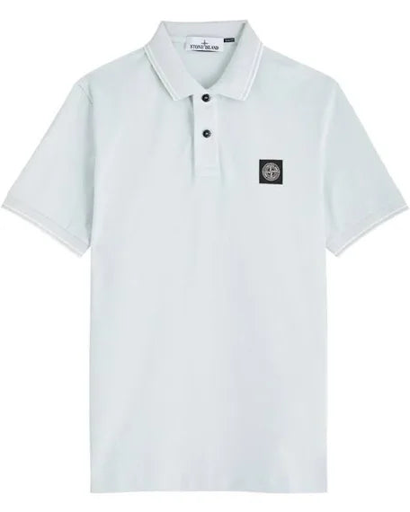 Sky Blue Stone Island Polo Shirt