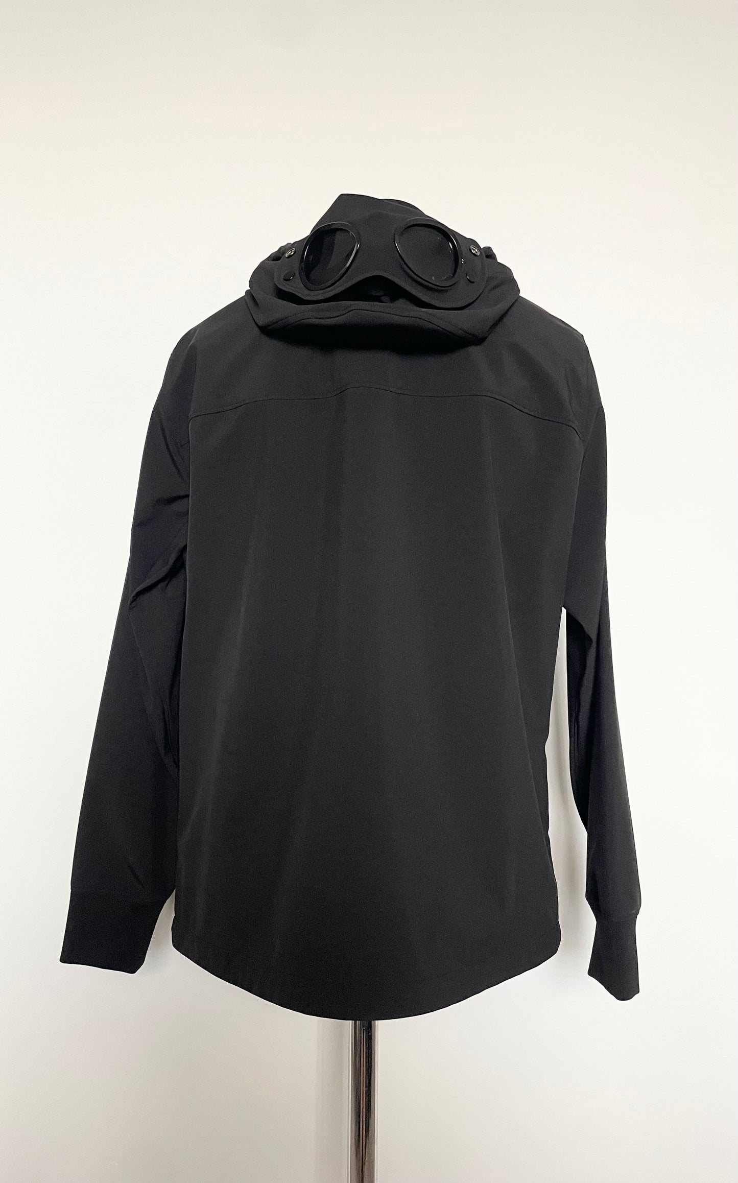 Black C.P. Company Soft Shell Goggle Jacket
