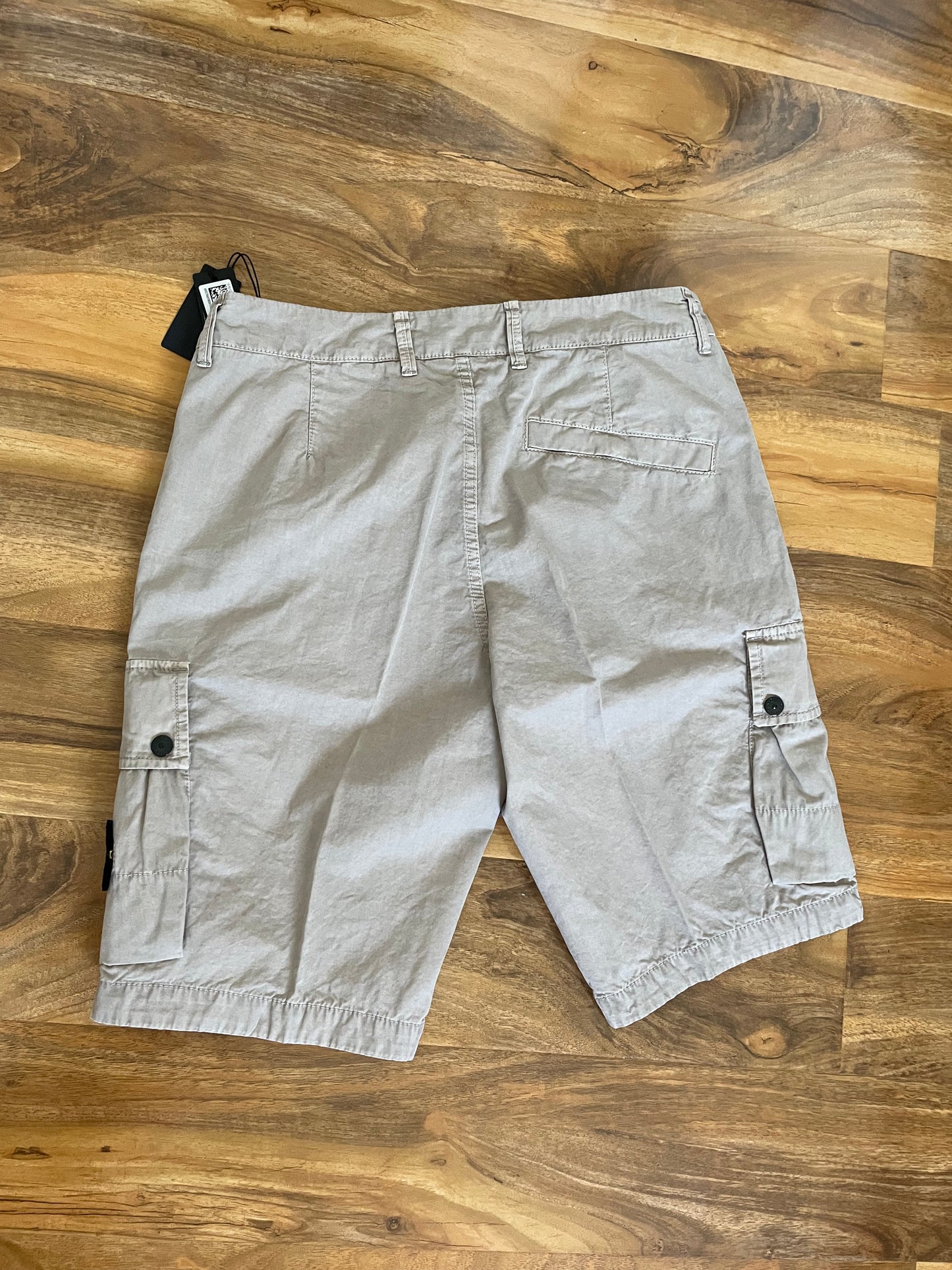 Dove Grey Stone Island Cargo Shorts