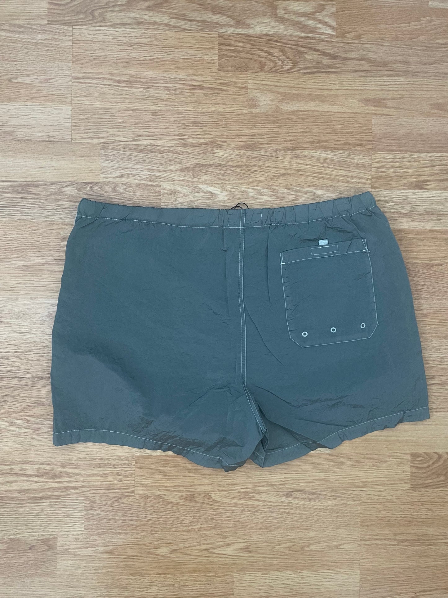 Green Stone Island Nylon Swim Shorts