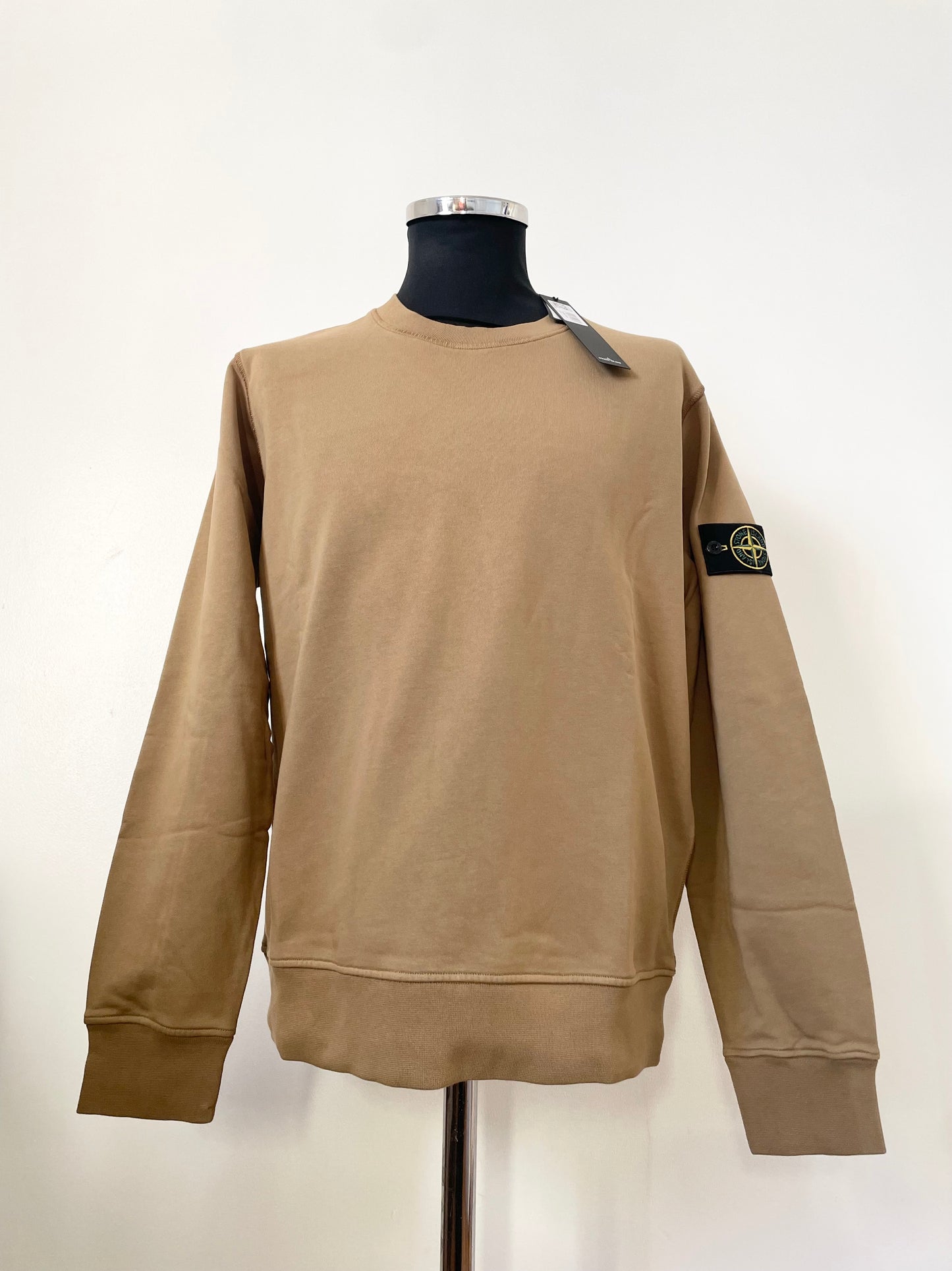 Dark Beige Stone Island Sweatshirt