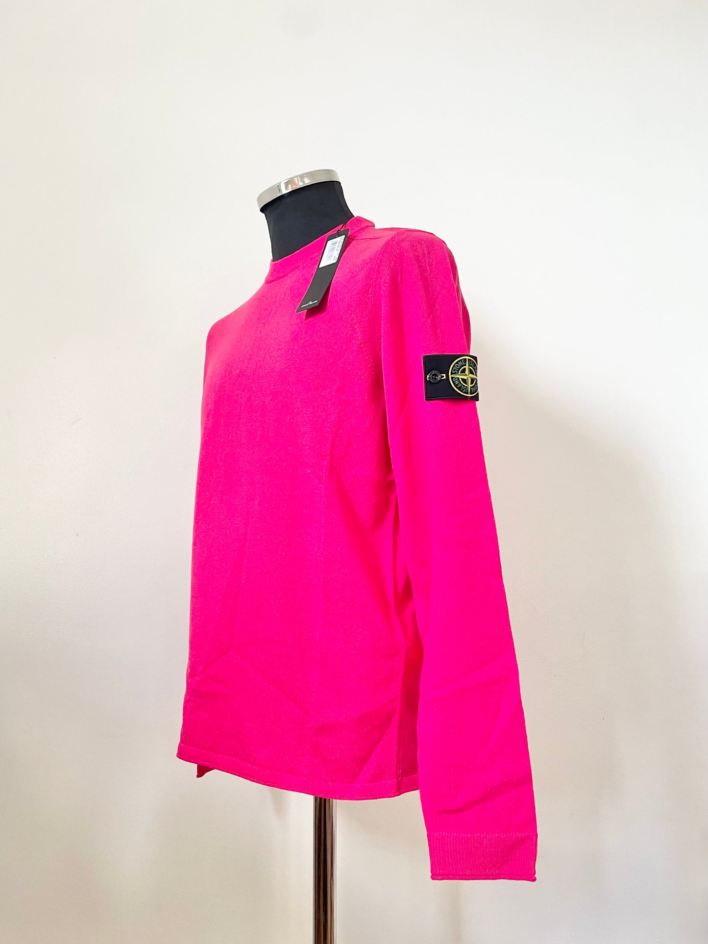 Fuschia Pink Stone Island Fleece Sweatshirt