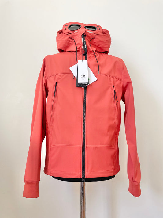 Orange C.P. Company Soft Shell Goggle Jacket