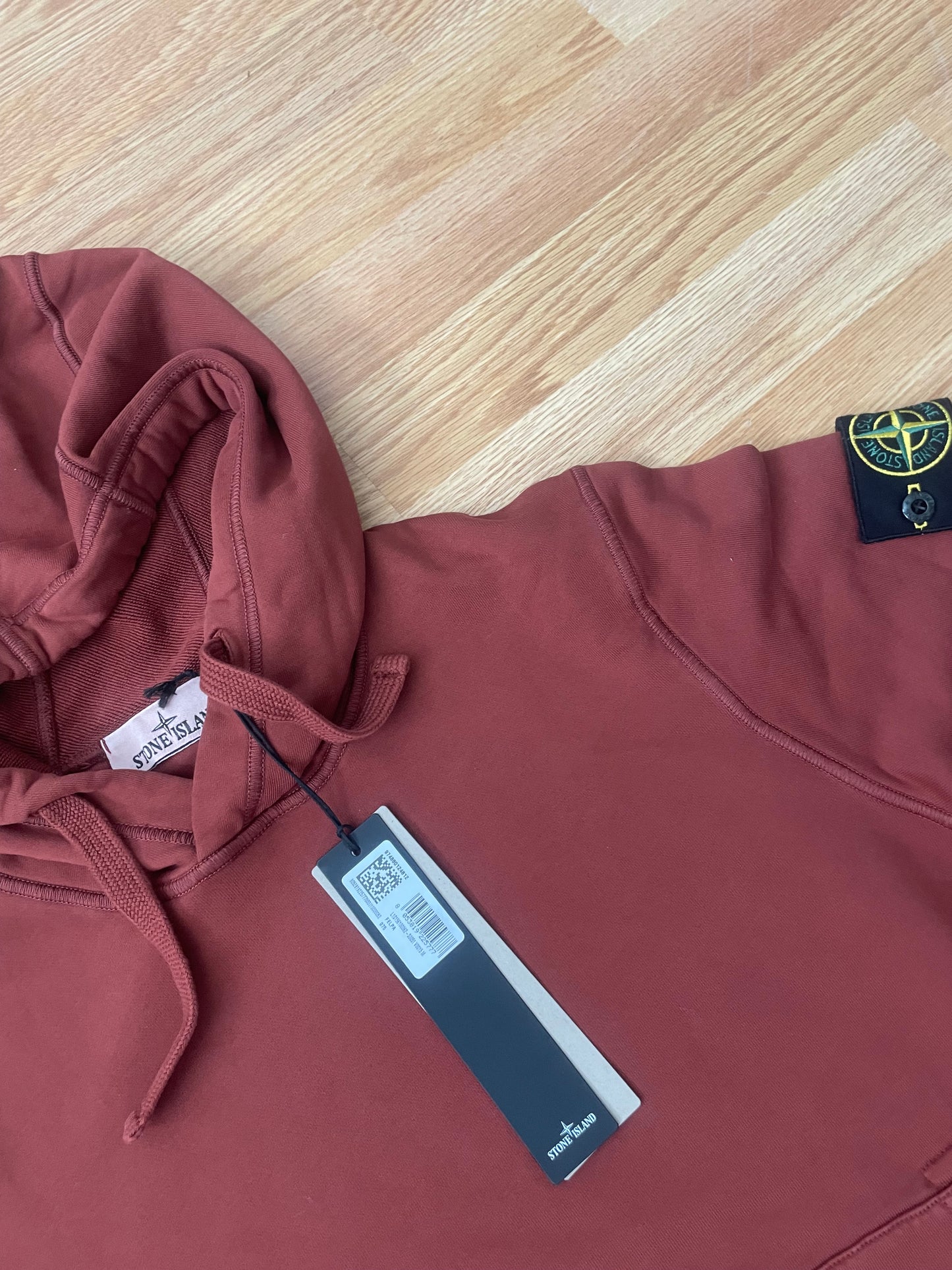Red Stone Island Hoodie