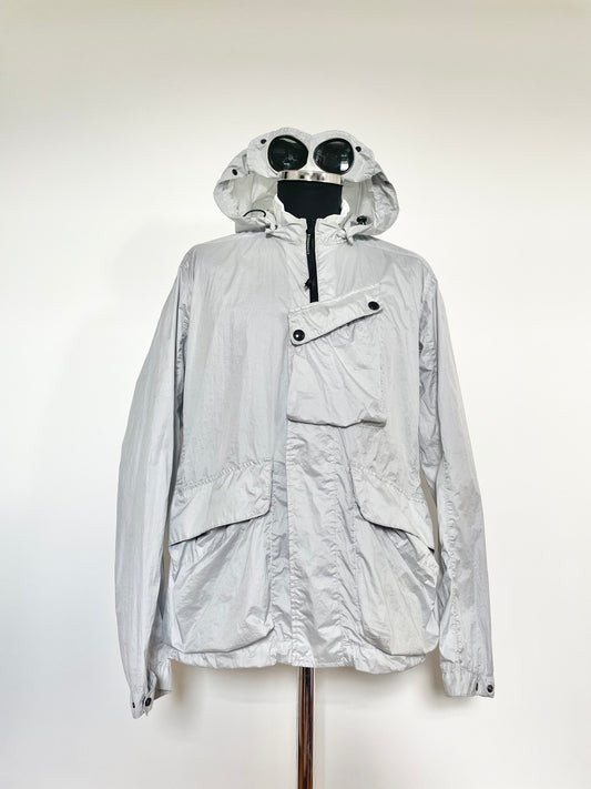 Silver C.P. Company Nyofoil Goggle Jacket