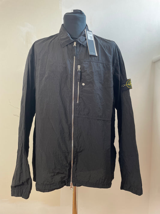 Black Stone Island Nylon Overshirt