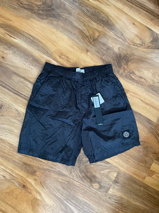 Black Stone Island Nylon Swim Shorts