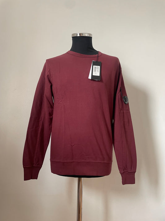 Burgundy Red C.P. Company Goggle Sweatshirt