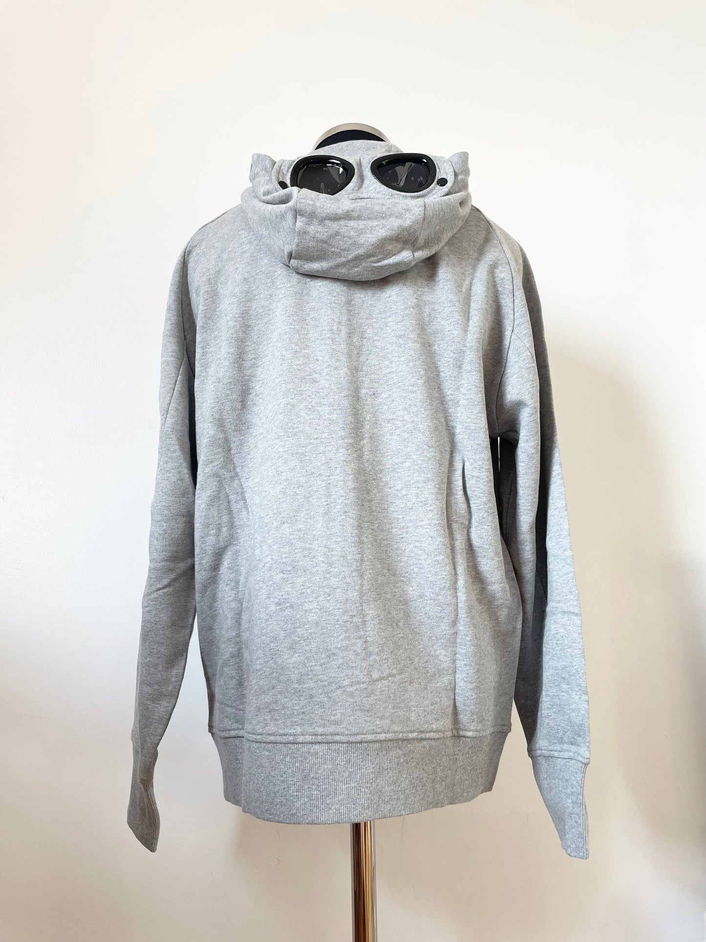 Grey C.P. Company Goggle Hoodie