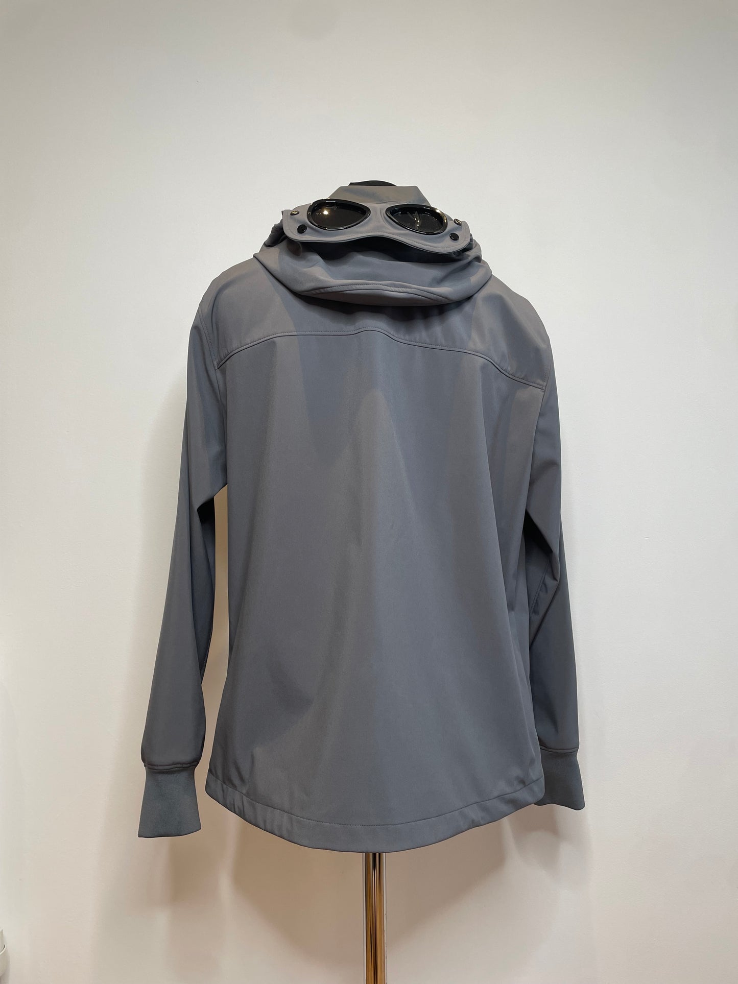 Grey C.P. Company Soft Shell Goggle Jacket