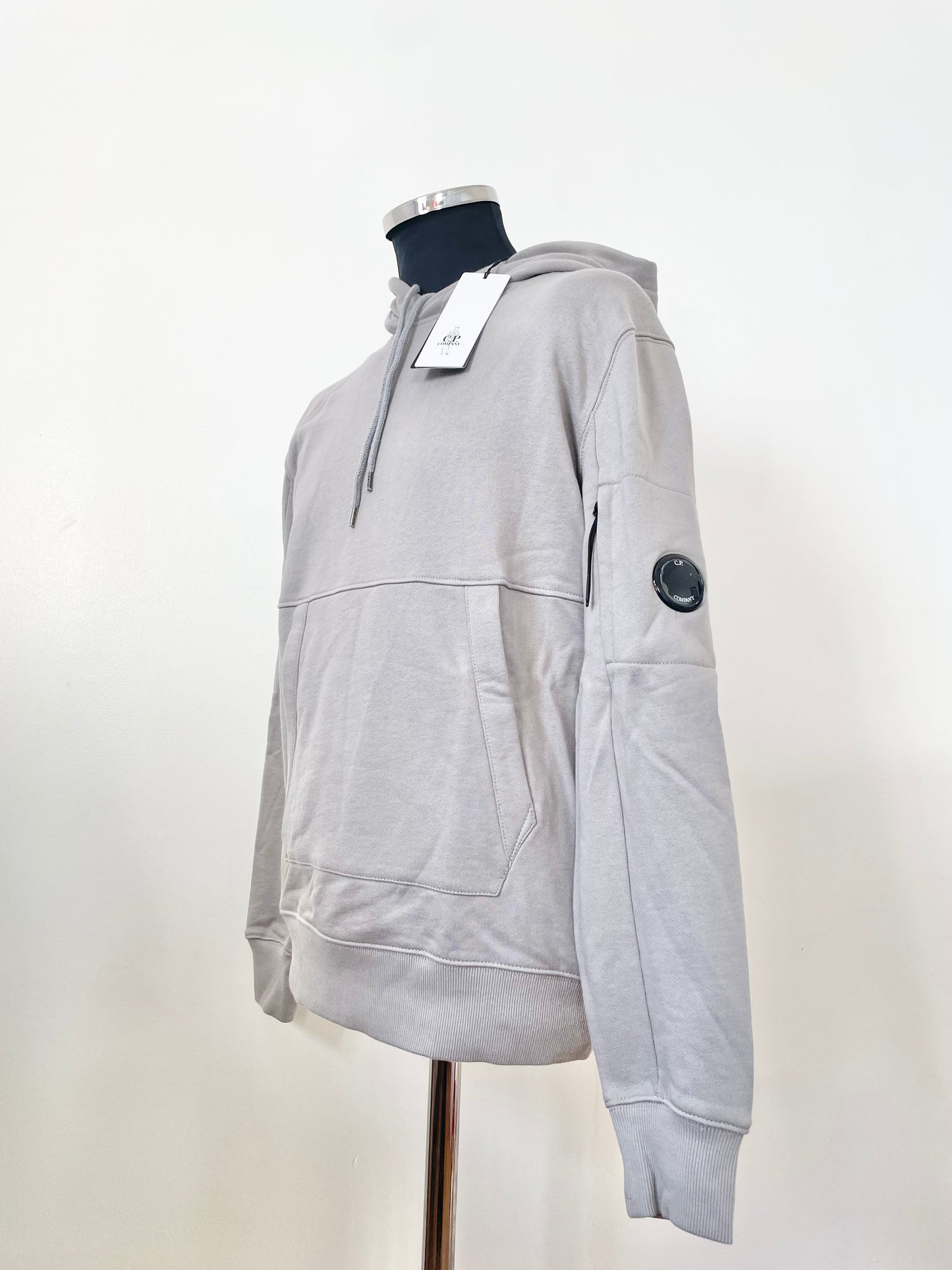 Grey C.P. Company Goggle Hoodie