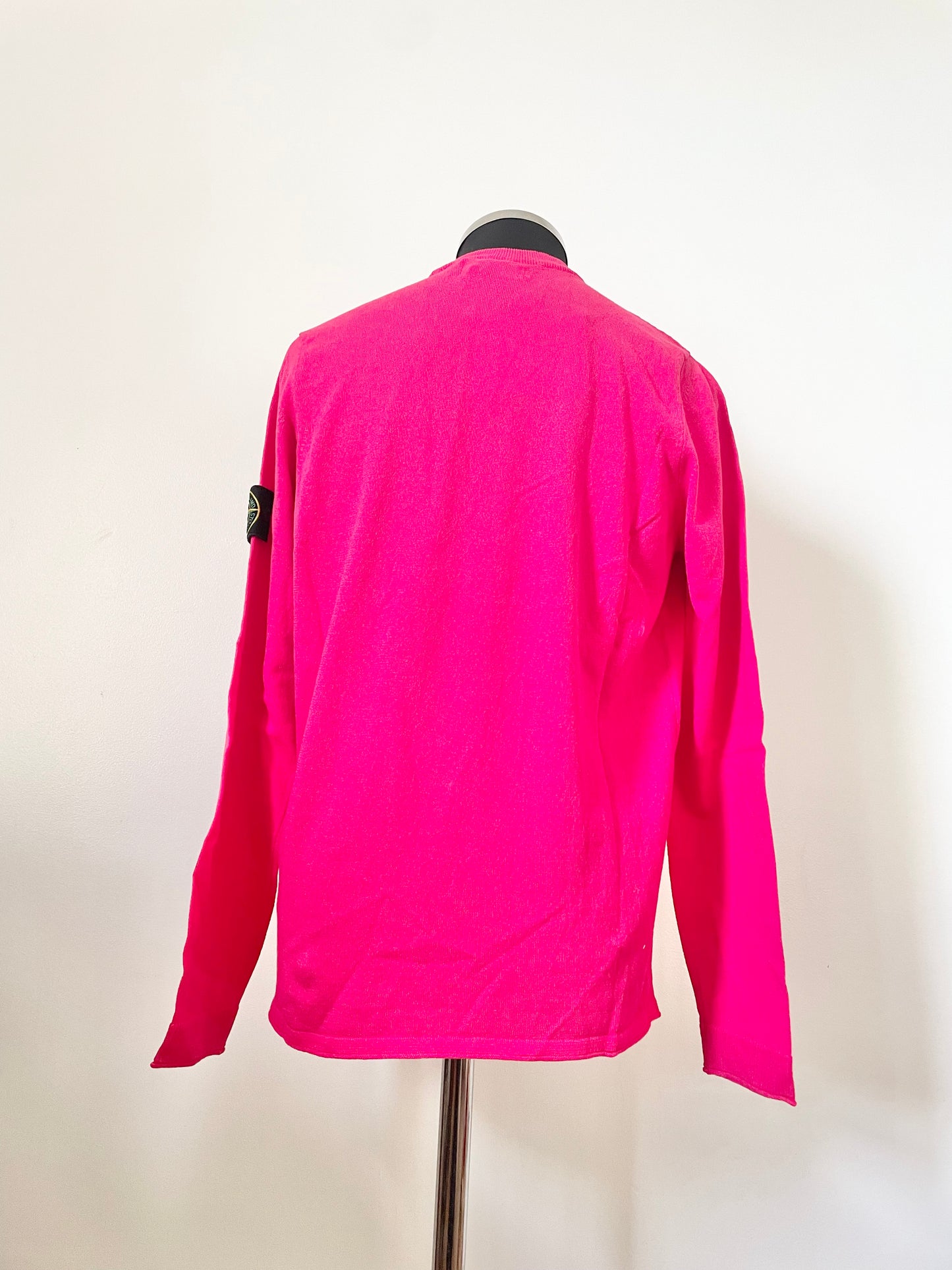 Fuschia Pink Stone Island Fleece Sweatshirt