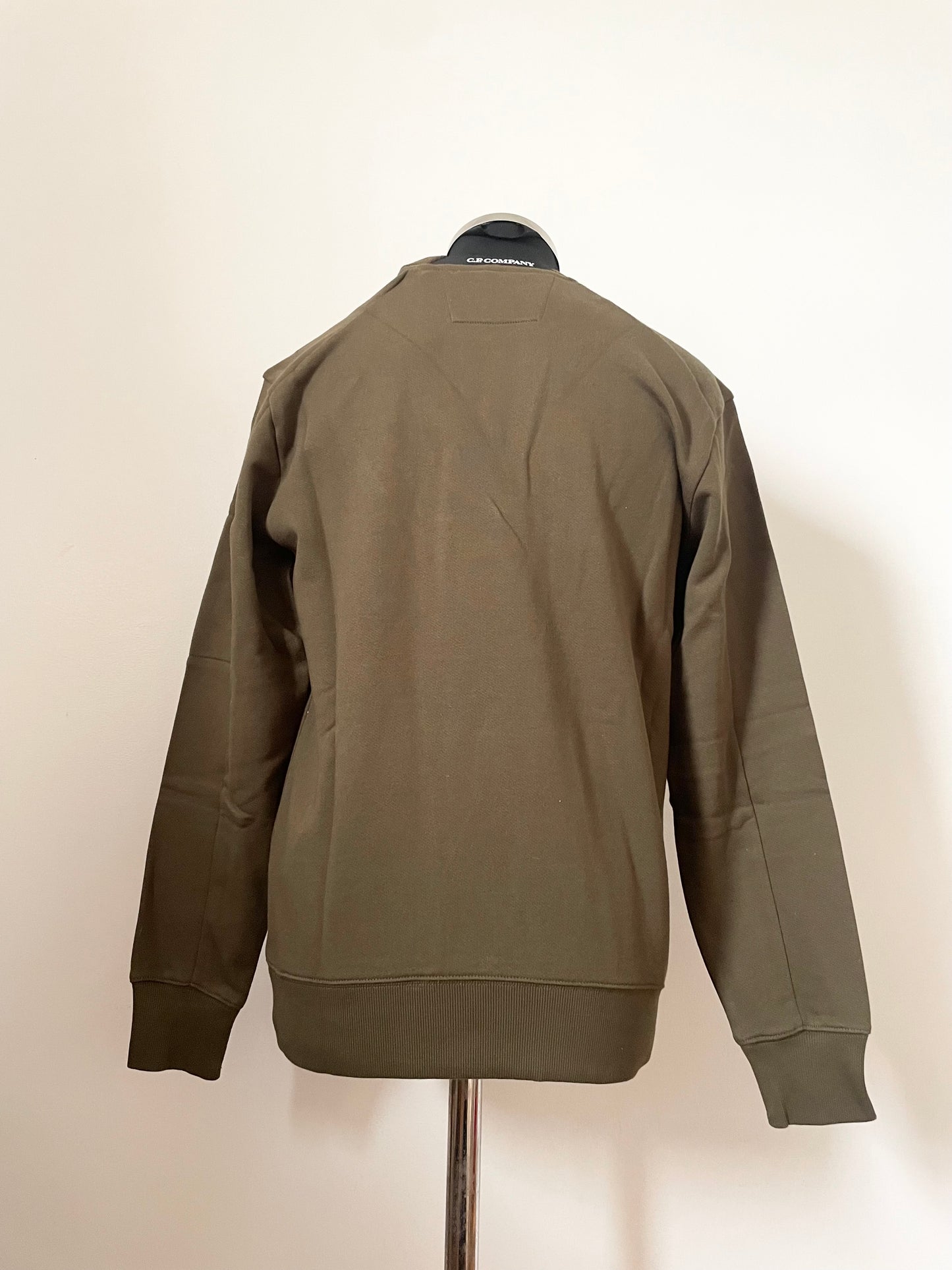 Olive Green C.P. Company Goggle Sweatshirt