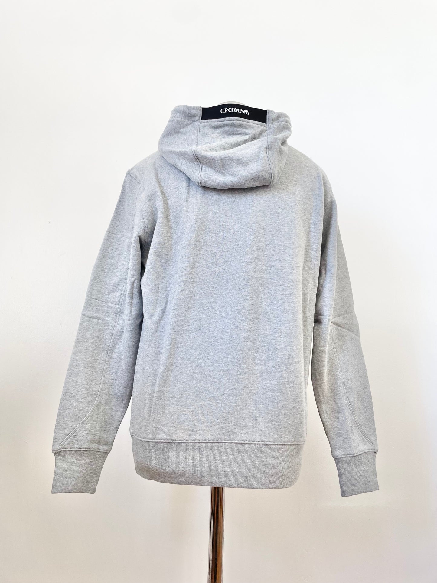 Grey C.P. Company Goggle Hoodie