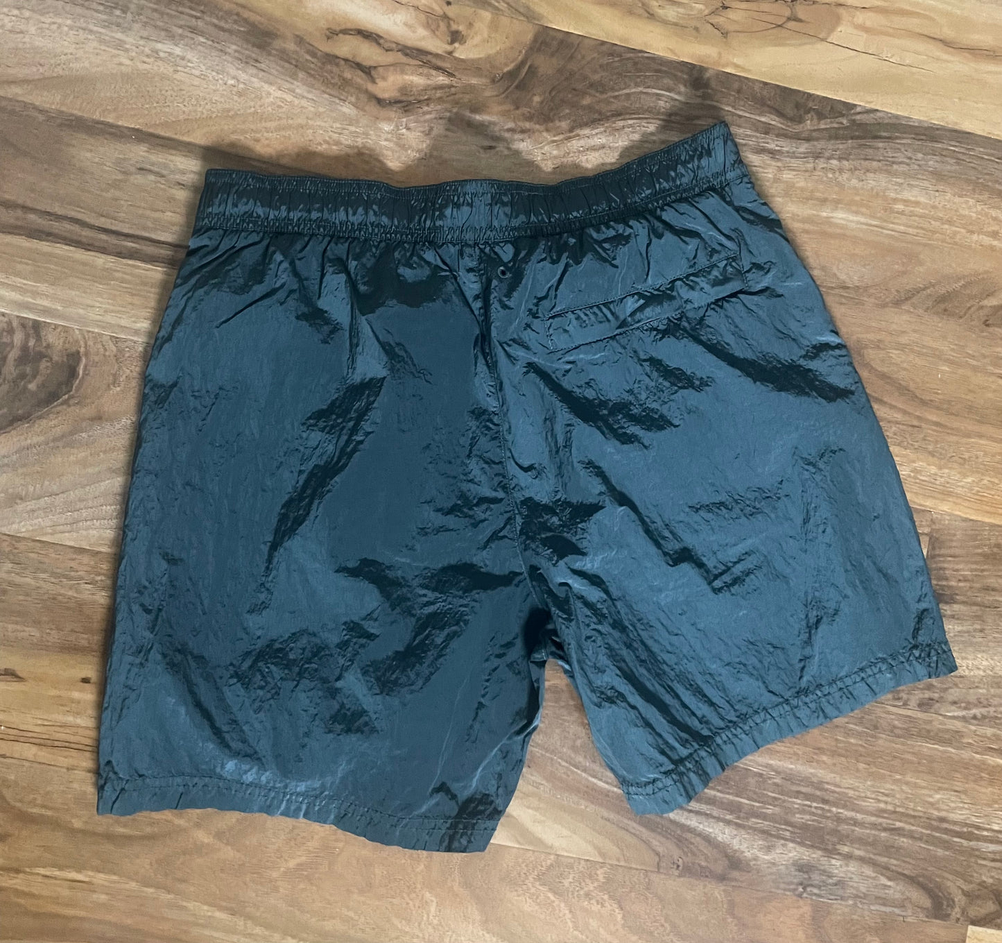 Khaki Stone Island Nylon Swim Shorts