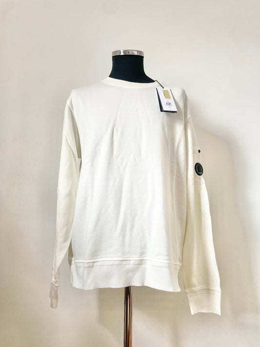 Gauze White C.P. Company Goggle Sweatshirt