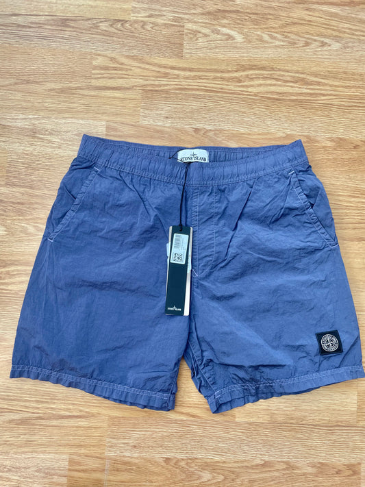 Purple Stone Island Nylon Swim Shorts