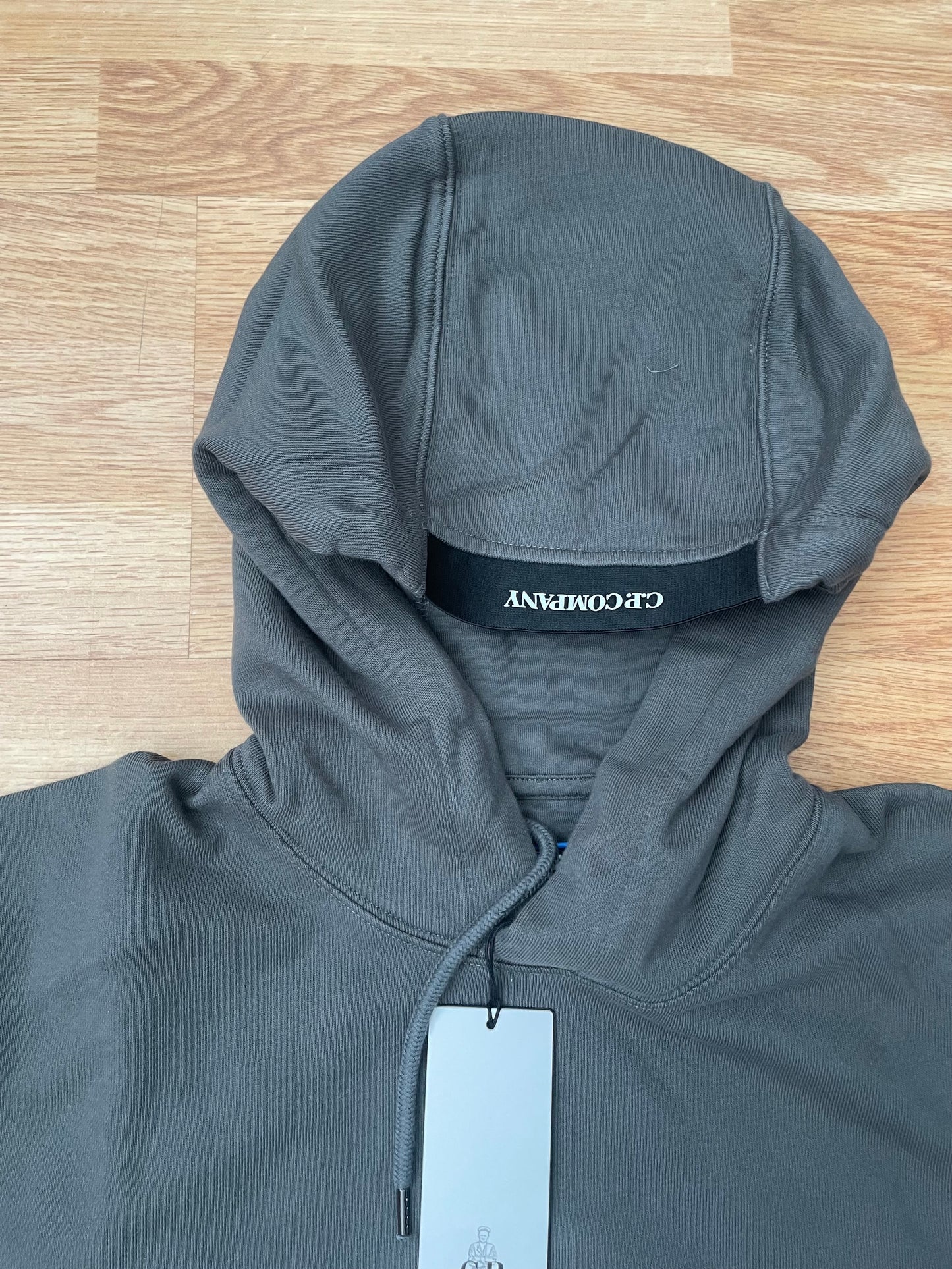 Grey C.P. Company Goggle Hoodie