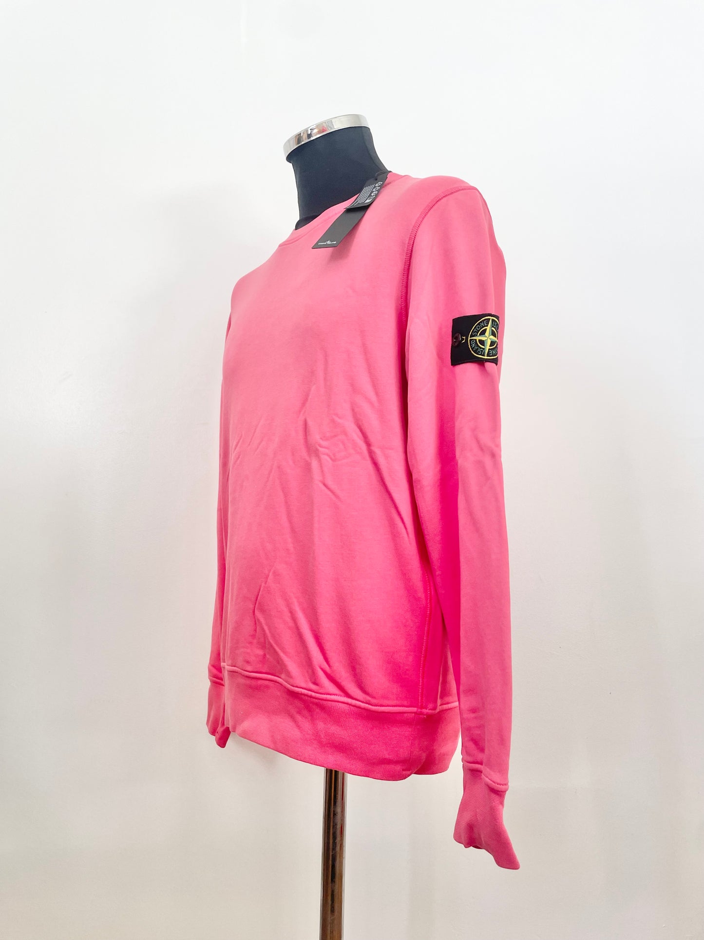 Fuschia Pink Stone Island Sweatshirt