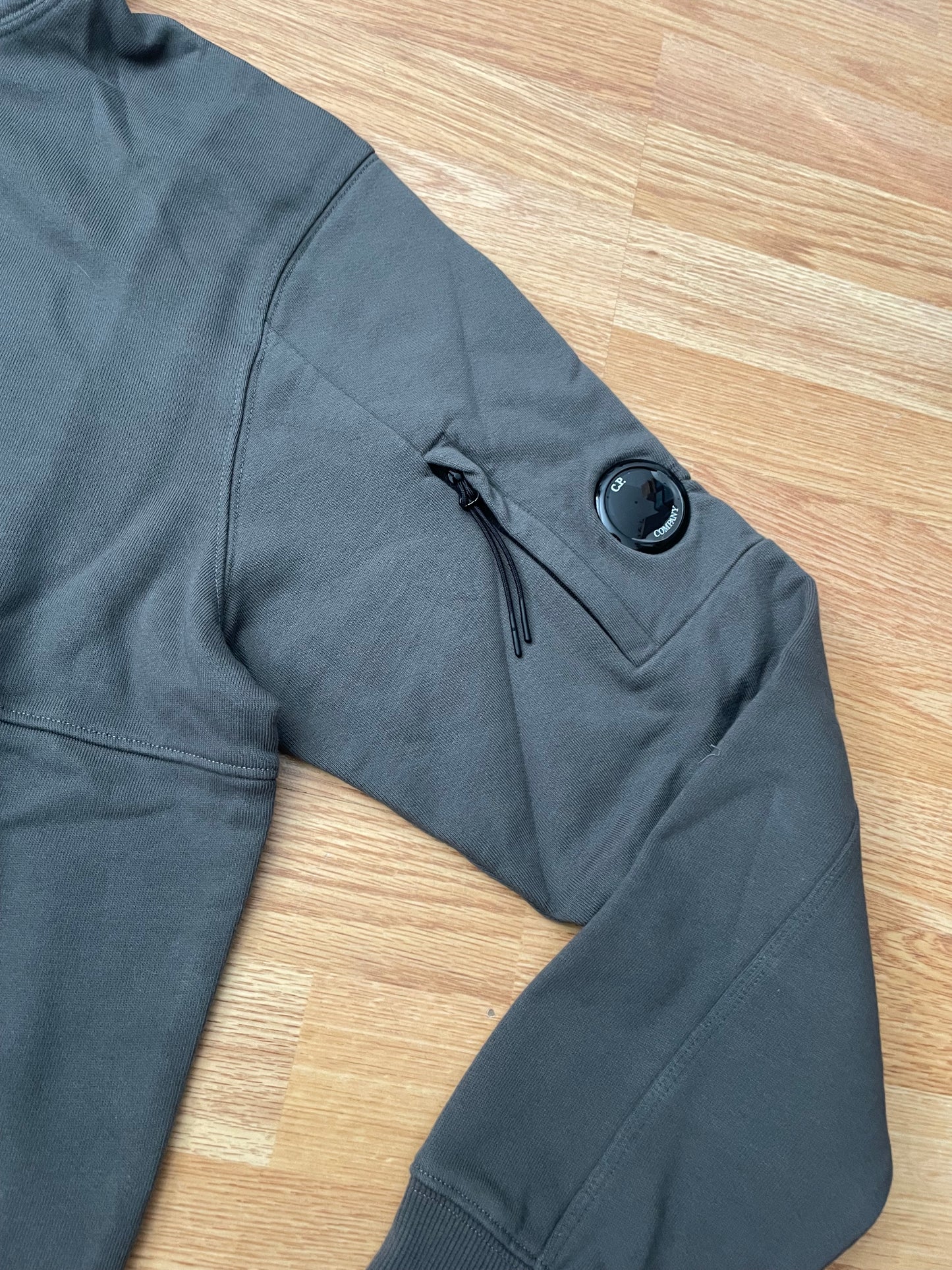 Grey C.P. Company Goggle Hoodie