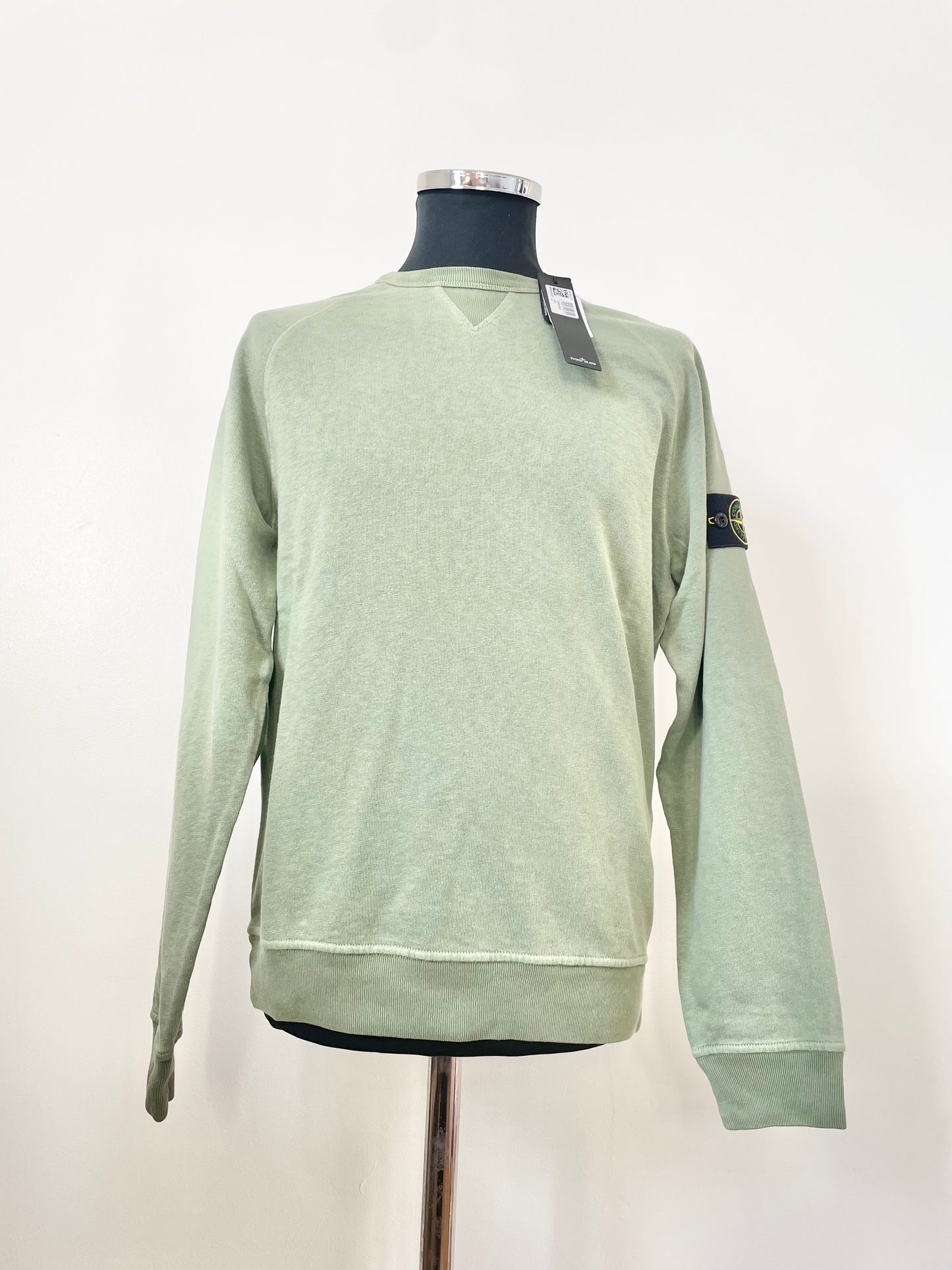 Sage Green Stone Island Sweatshirt