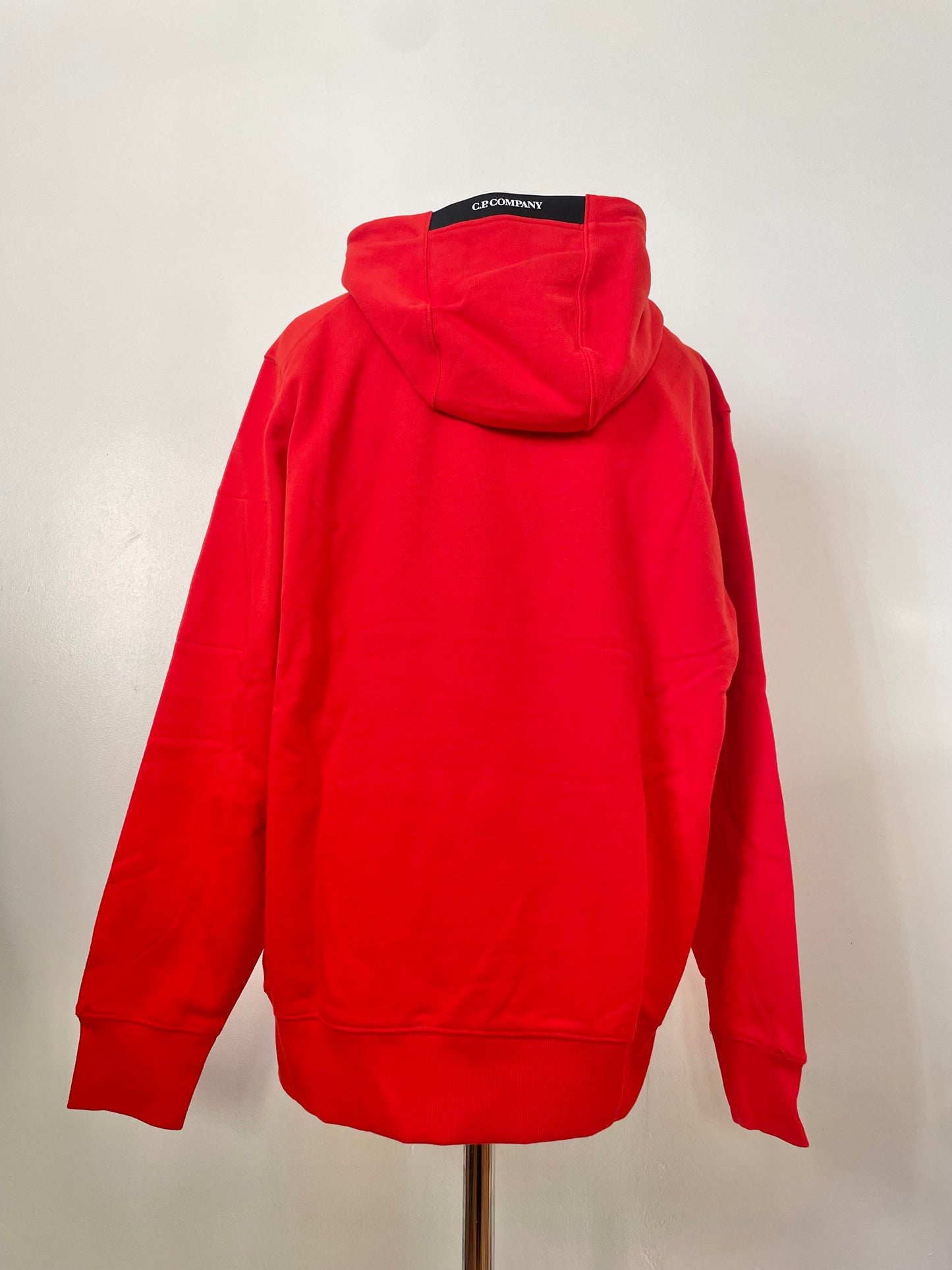 Red C.P. Company Goggle Hoodie