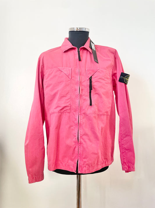 Fuschia Pink Stone Island Overshirt