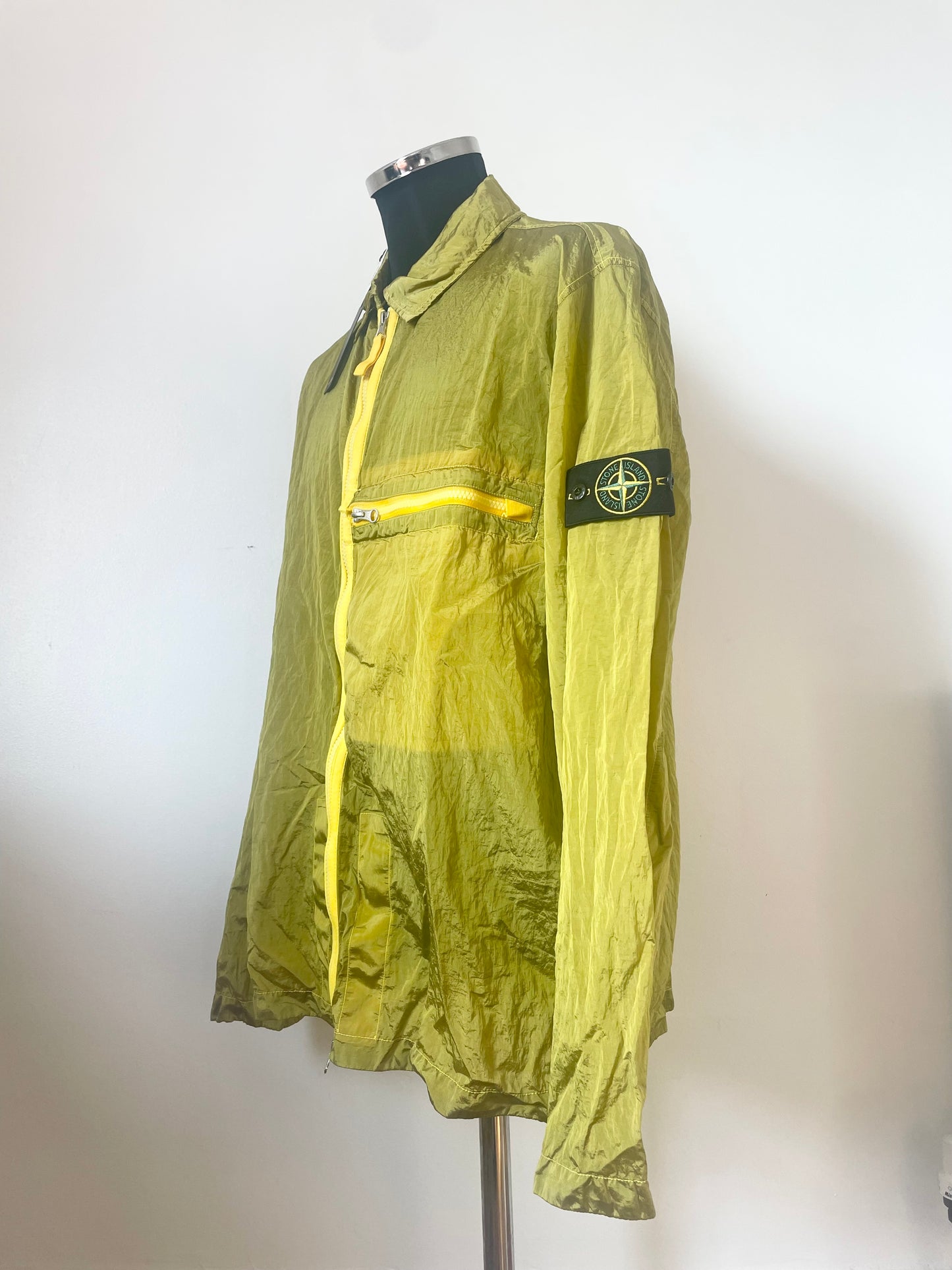 Yellow Stone Island Nylon Overshirt