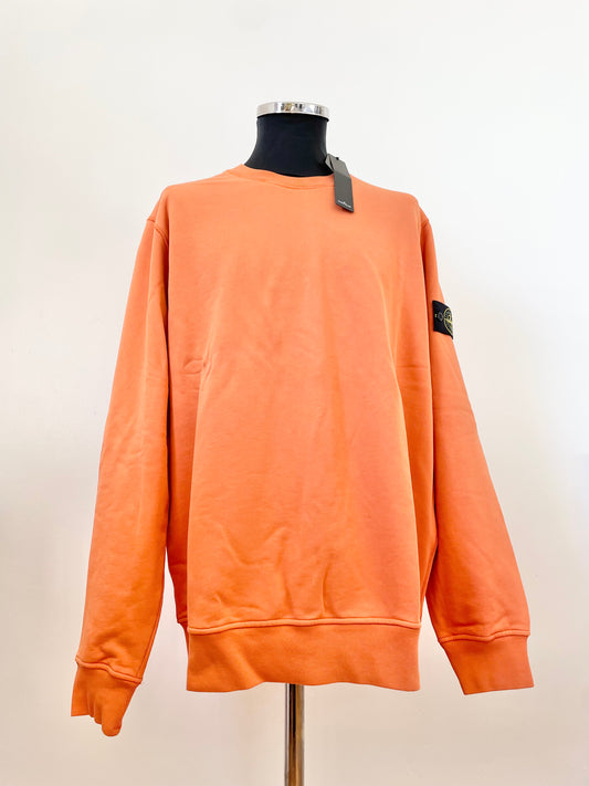 Orange Stone Island Sweatshirt