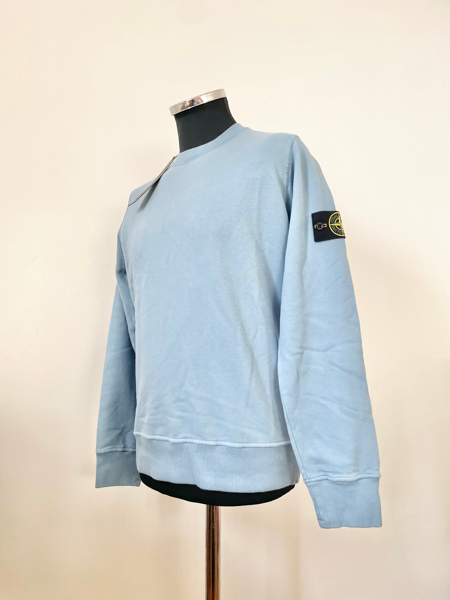 Powder Blue Stone Island Sweatshirt