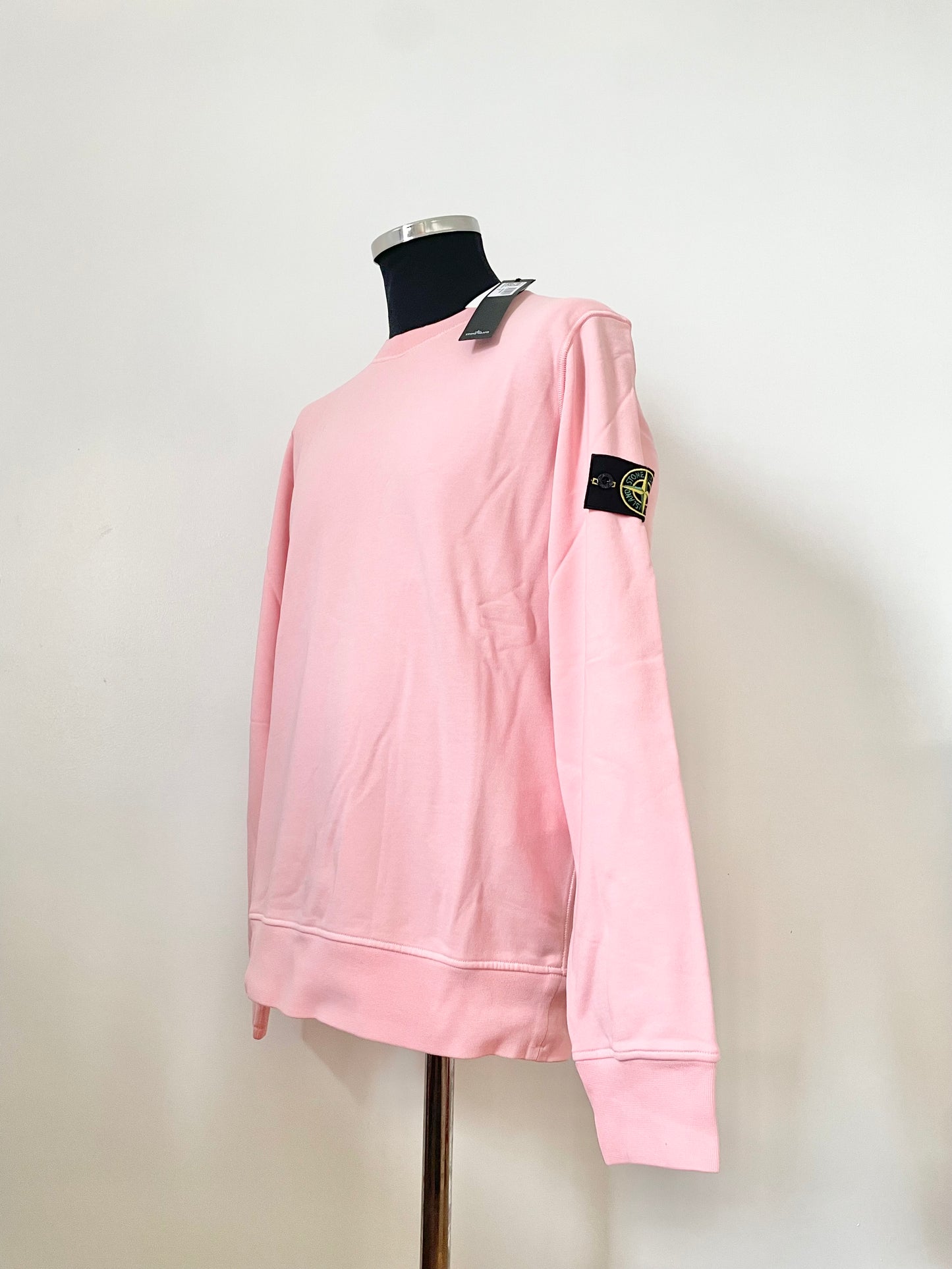 Rose Pink Stone Island Sweatshirt