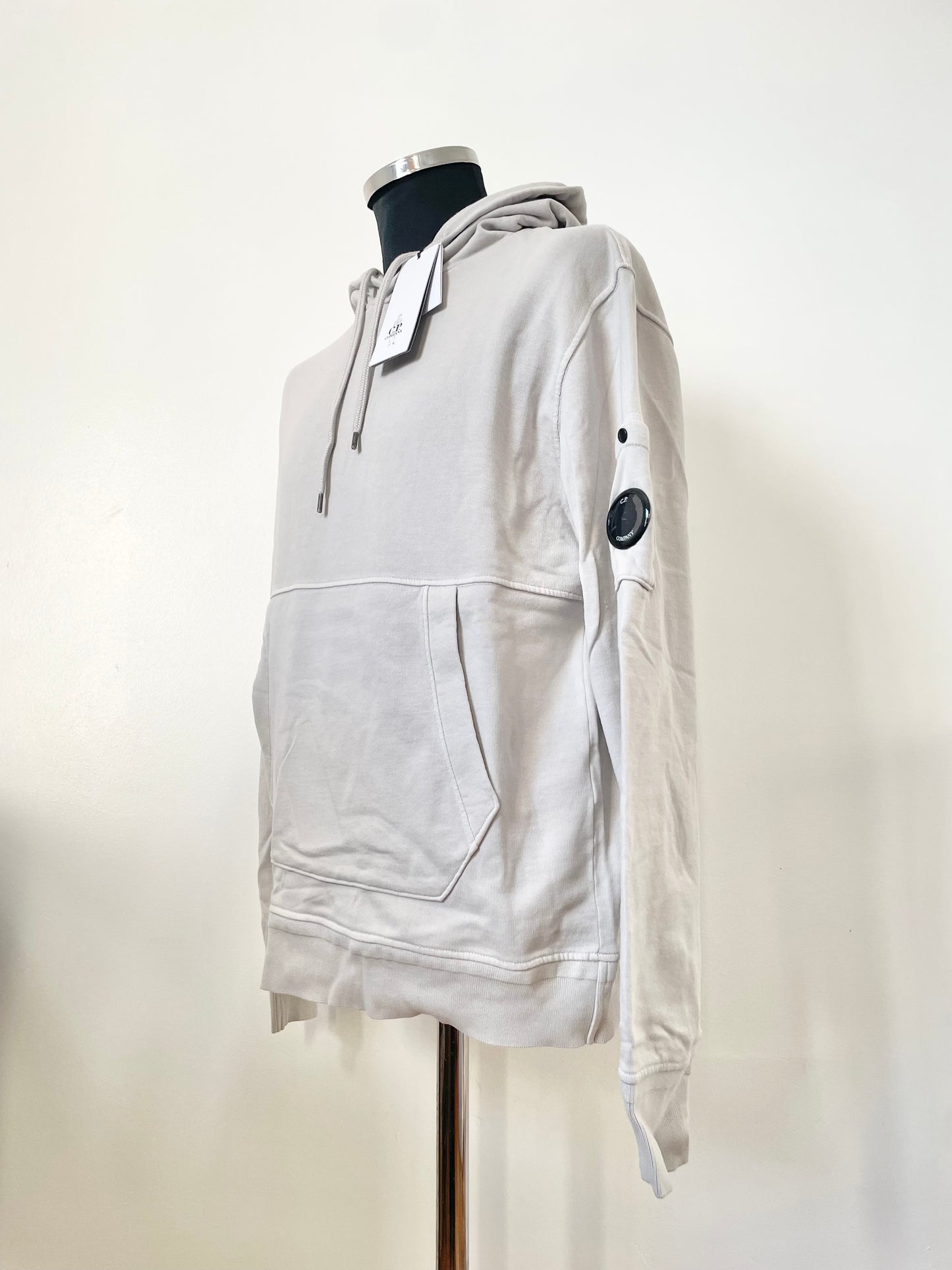 Grey C.P. Company Goggle Hoodie