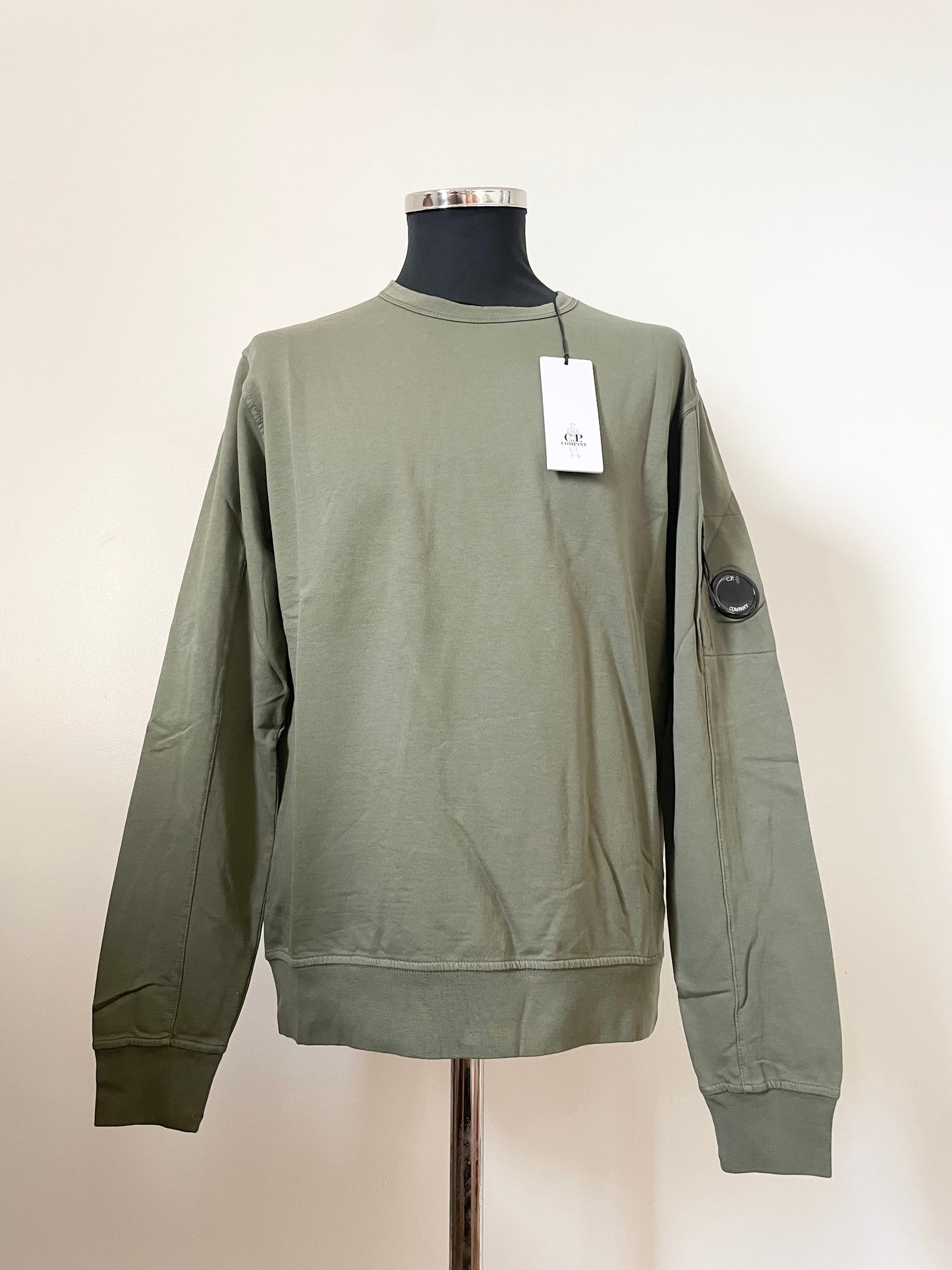 Sage Green C.P. Company Goggle Sweatshirt