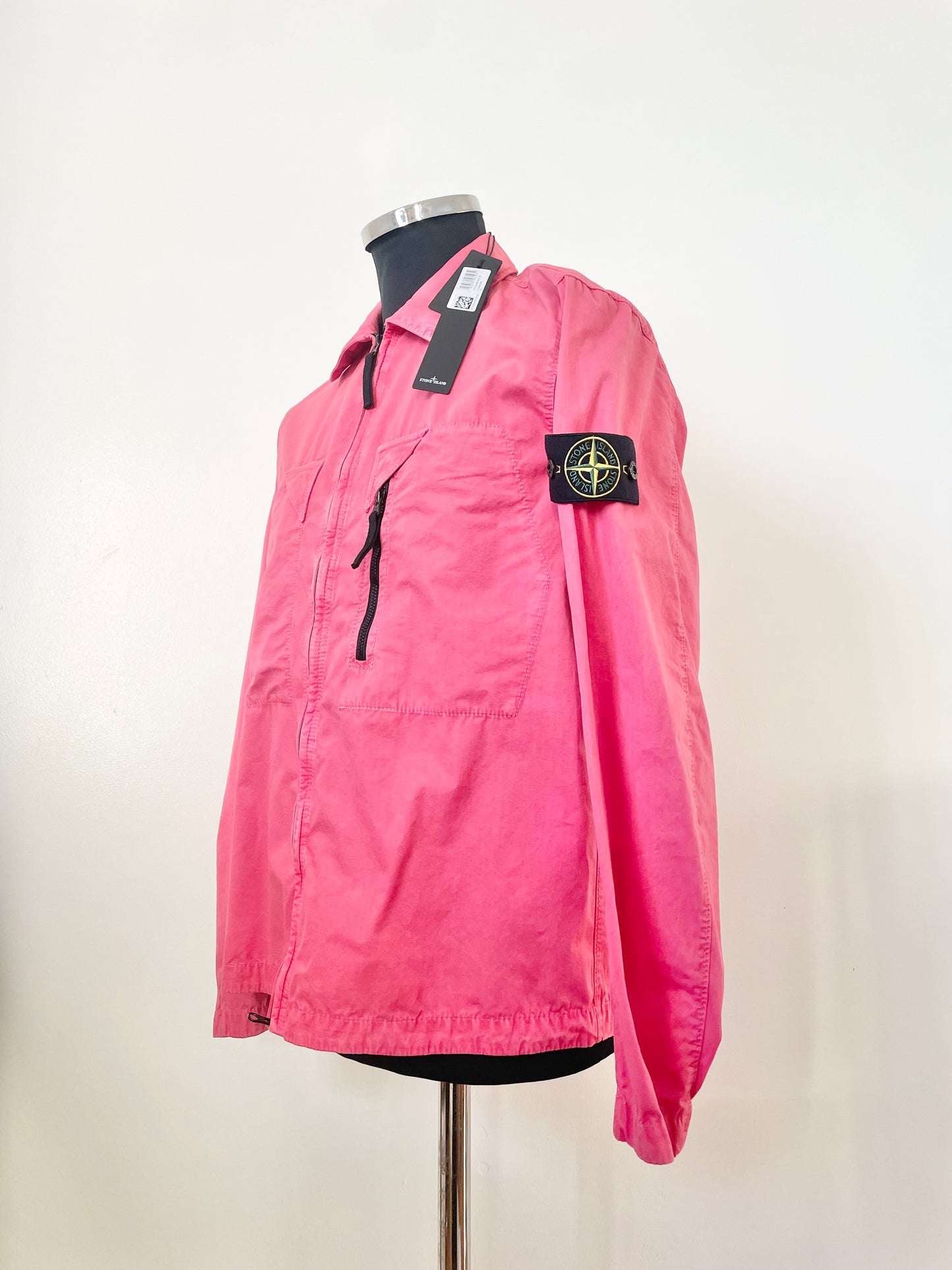 Fuschia Pink Stone Island Overshirt