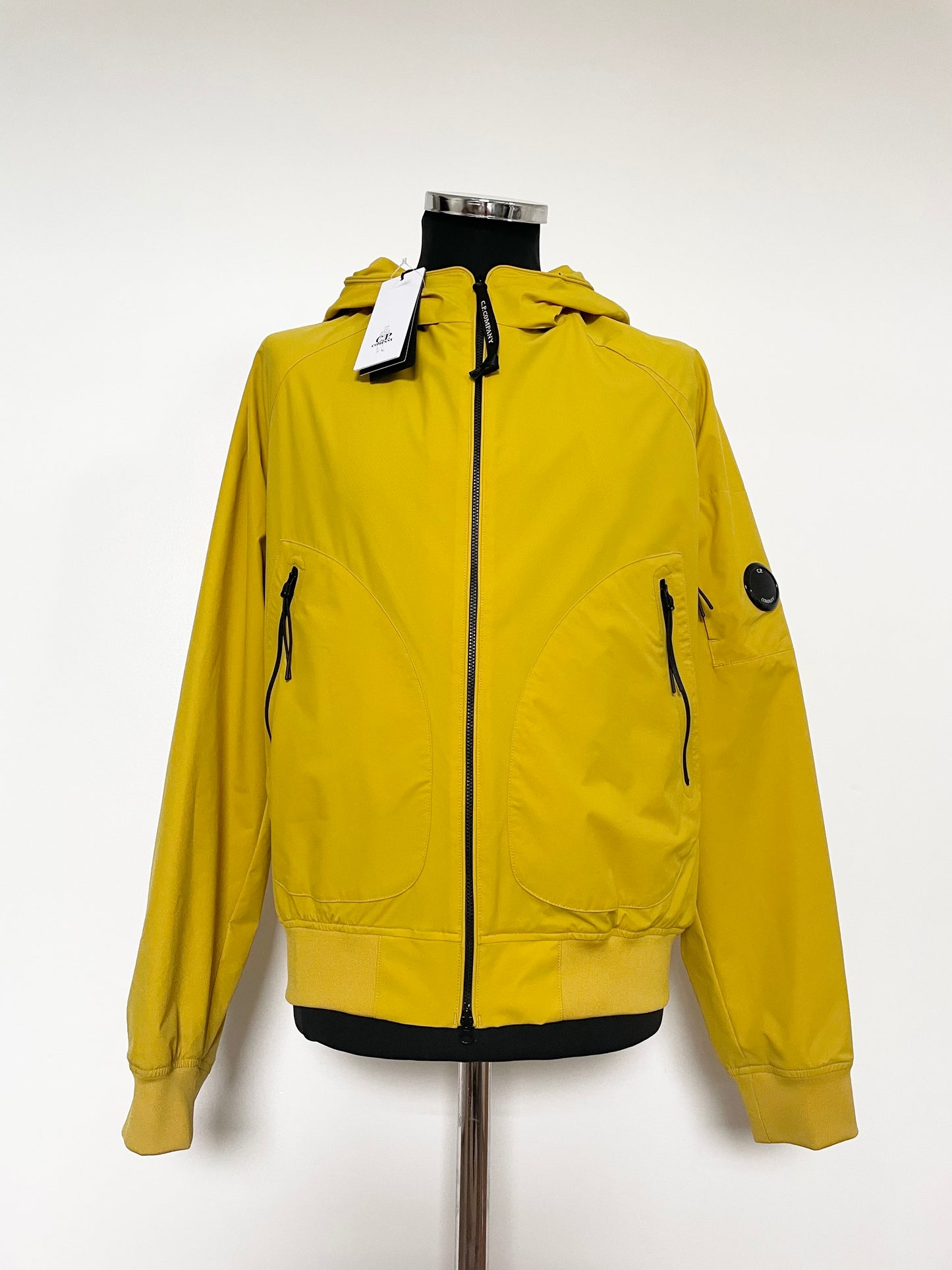 Yellow C.P. Company Bomber Goggle Jacket