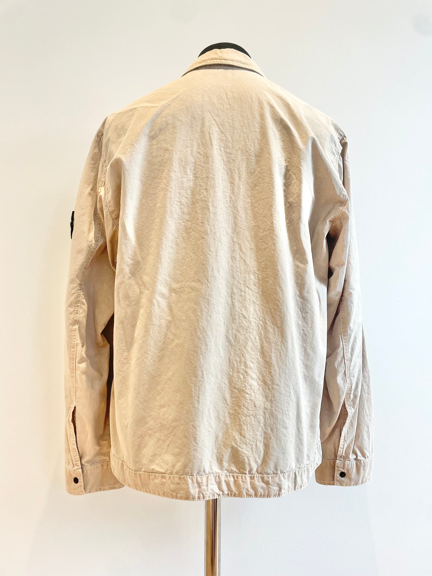 Beige Stone Island Overshirt
