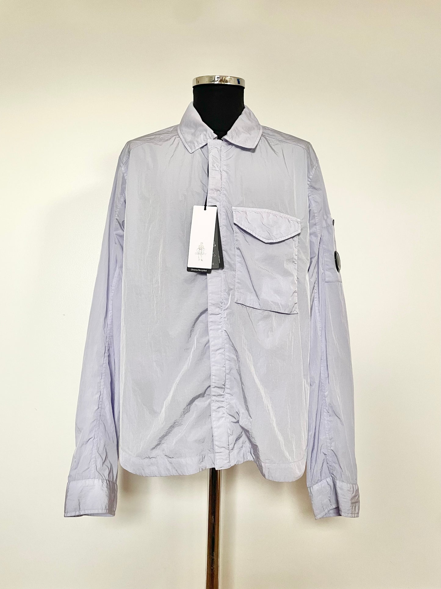 Lilac C.P. Company Chrome Goggle Overshirt