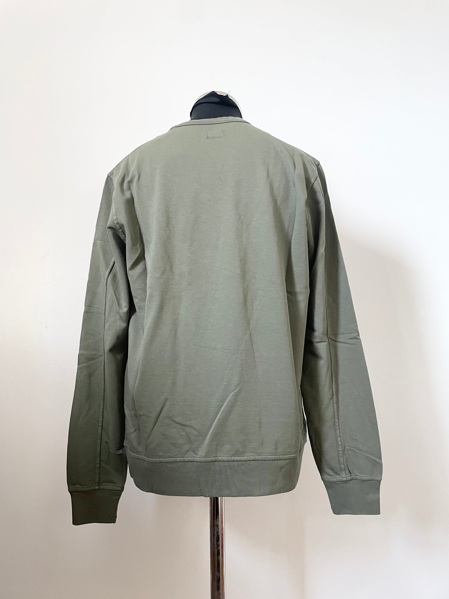 Sage Green C.P. Company Goggle Sweatshirt