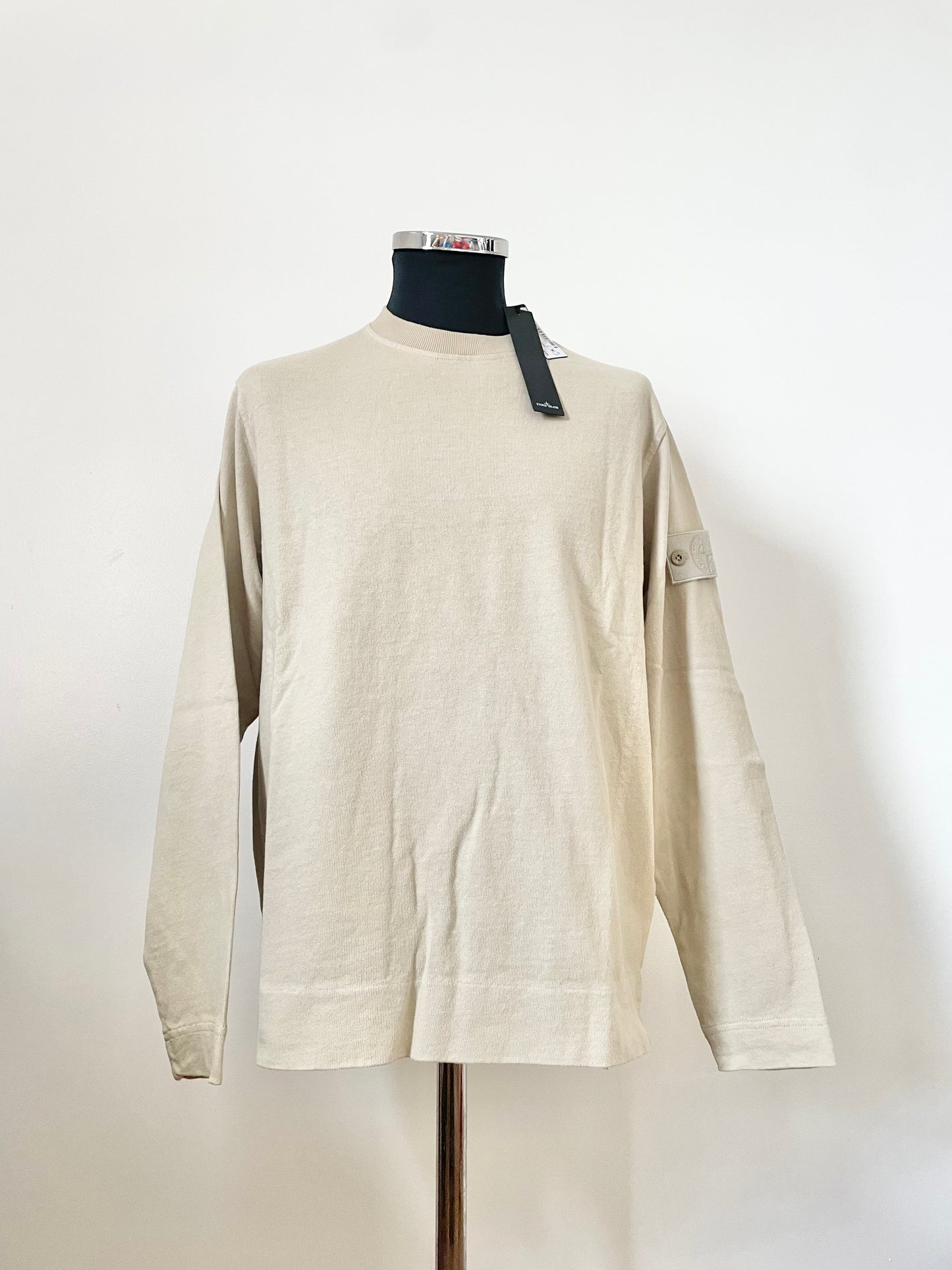 Beige Stone Island Ghost Sweatshirt