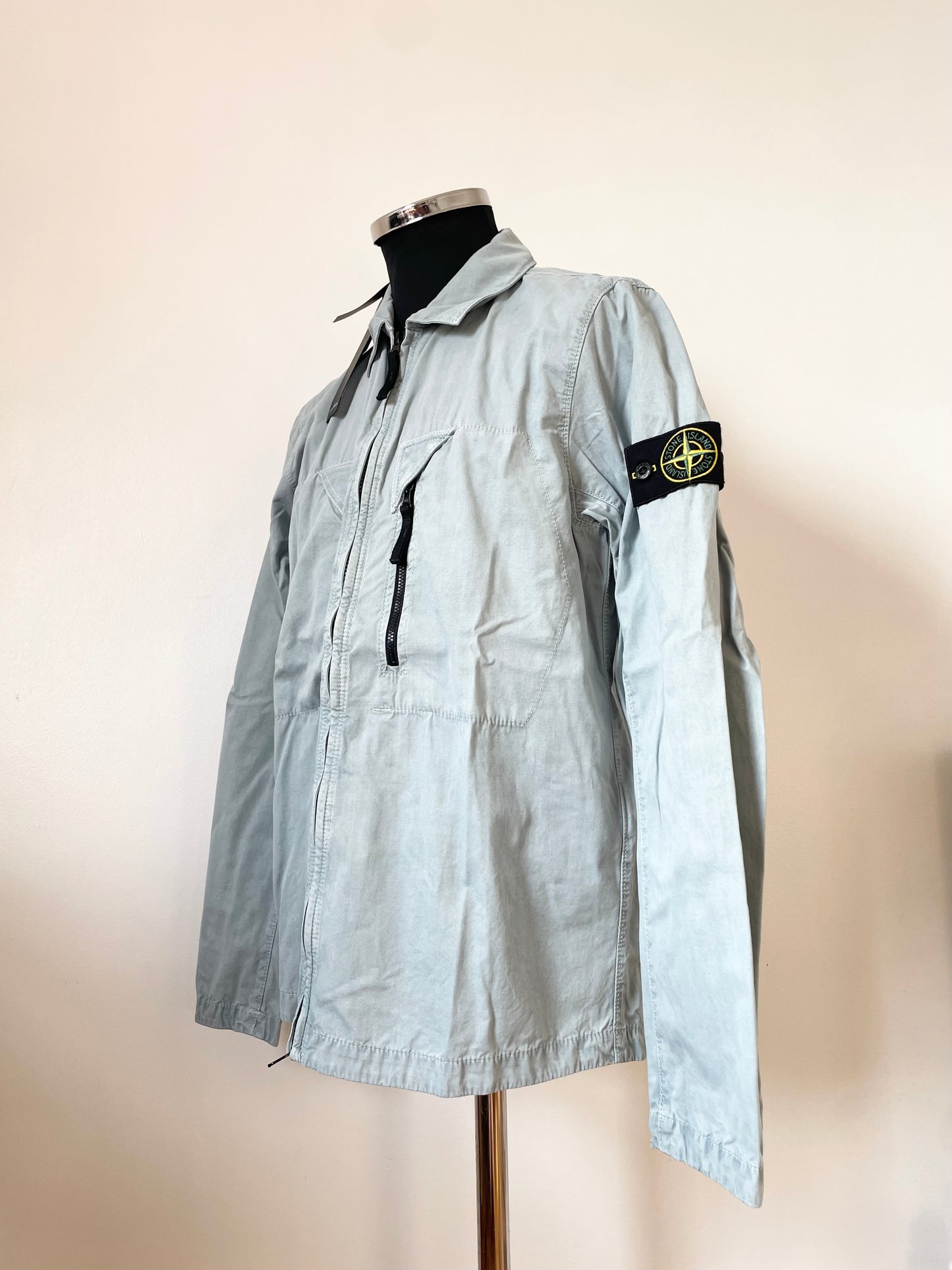 Sky Blue Stone Island Overshirt