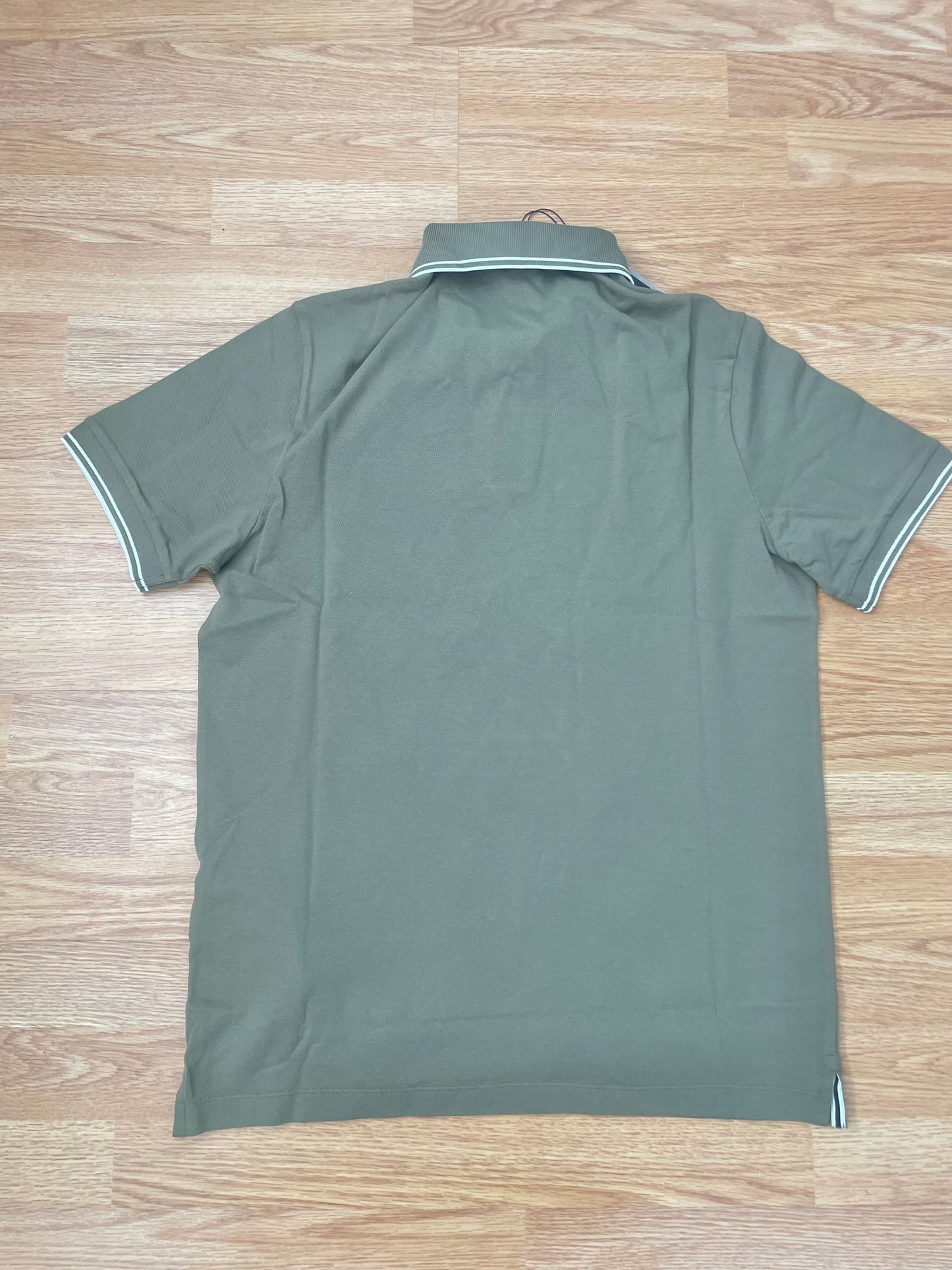 Green Stone Island Polo Shirt