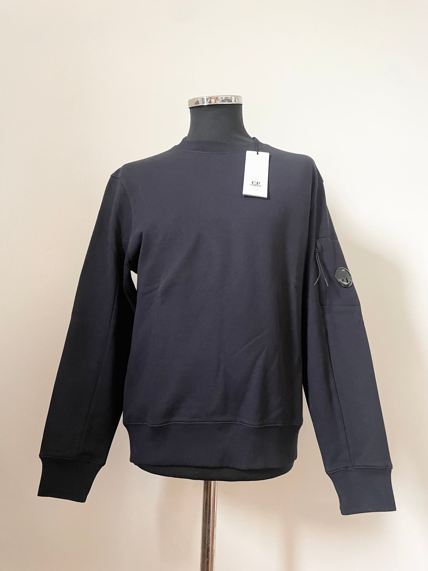 Navy C.P. Company Goggle Sweatshirt