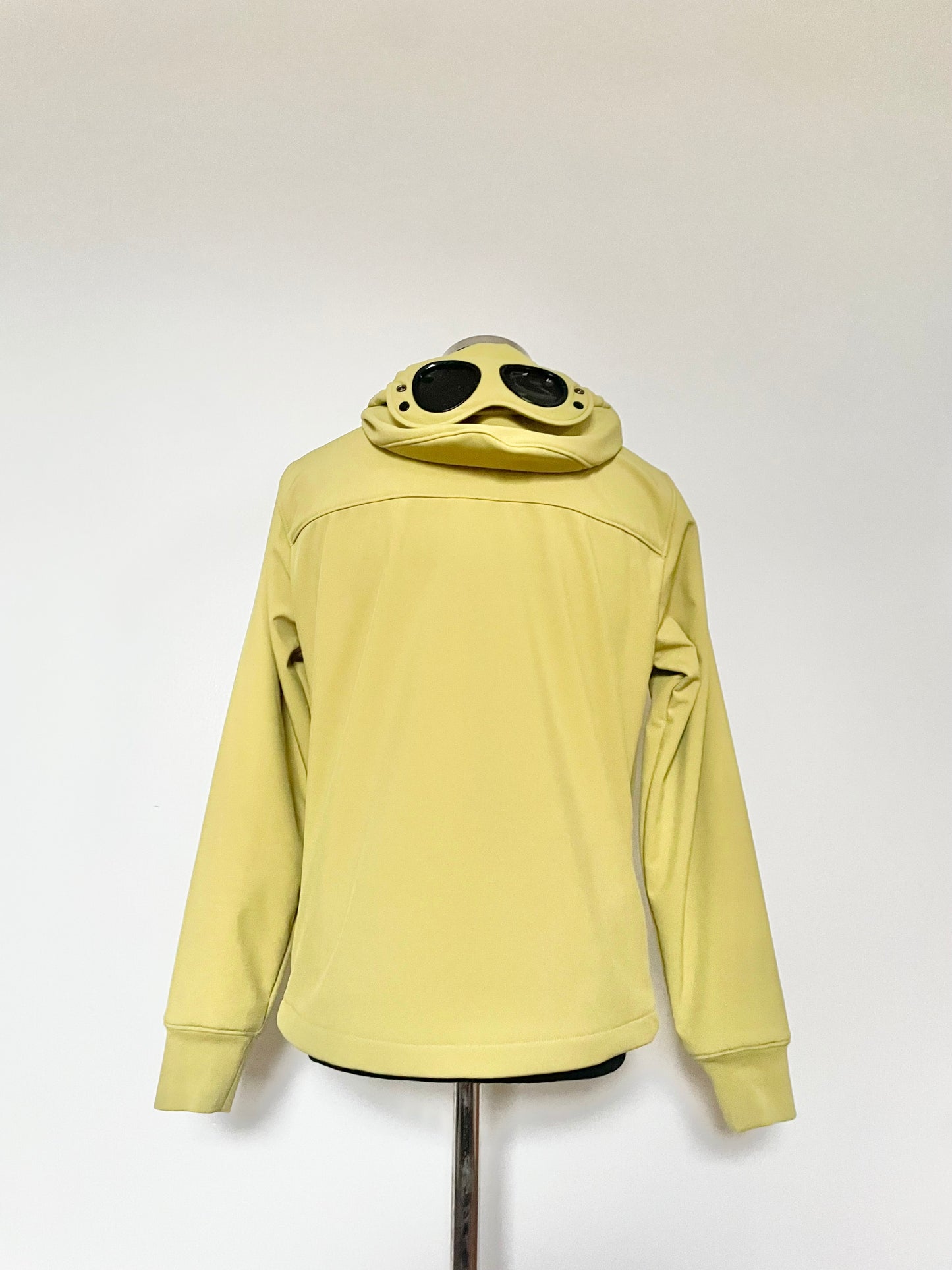 Yellow C.P. Company Soft Shell Goggle Jacket